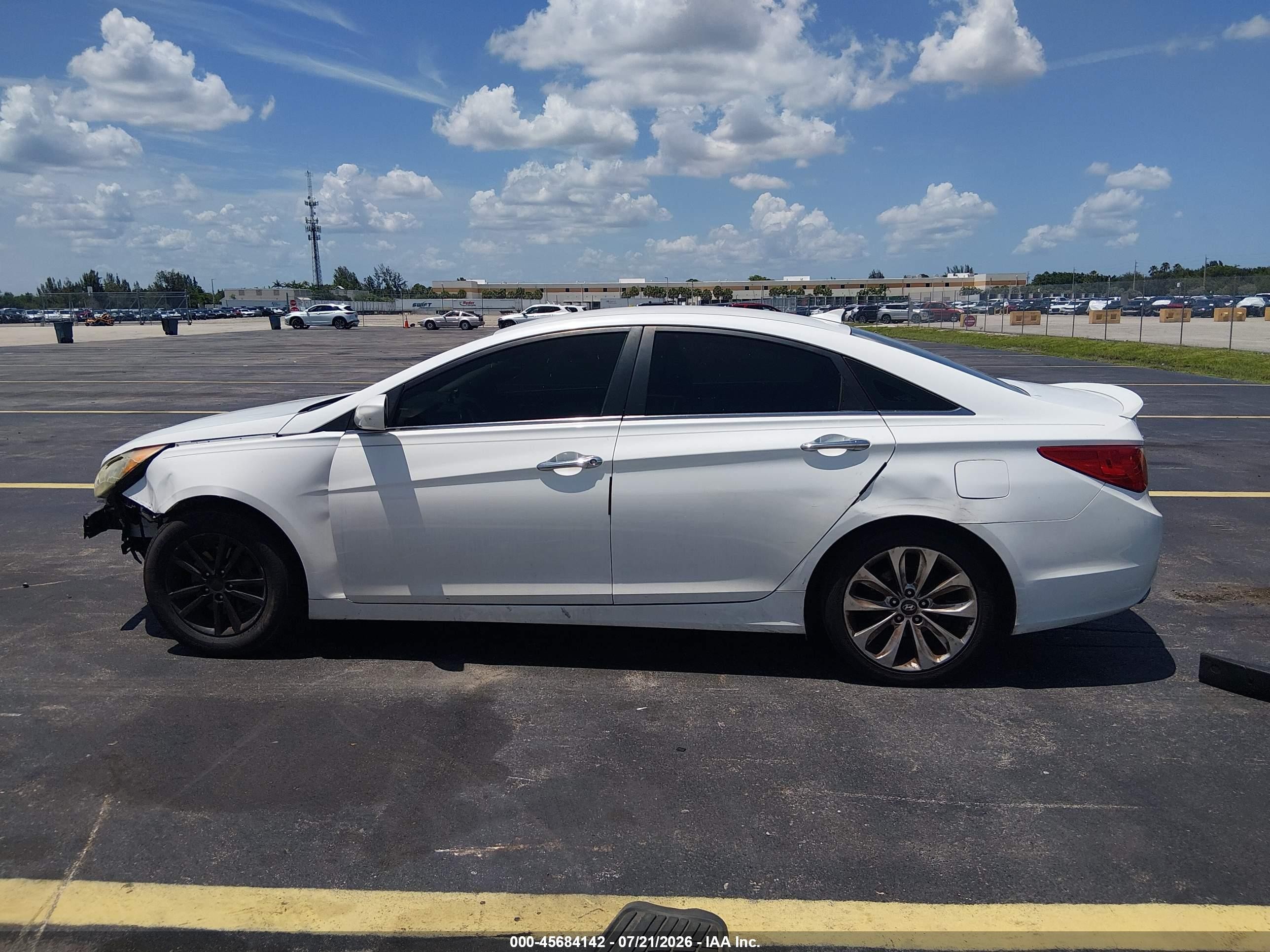 2012 Hyundai Sonata Se 2.0t White vin: 5NPEC4AB0CH439713