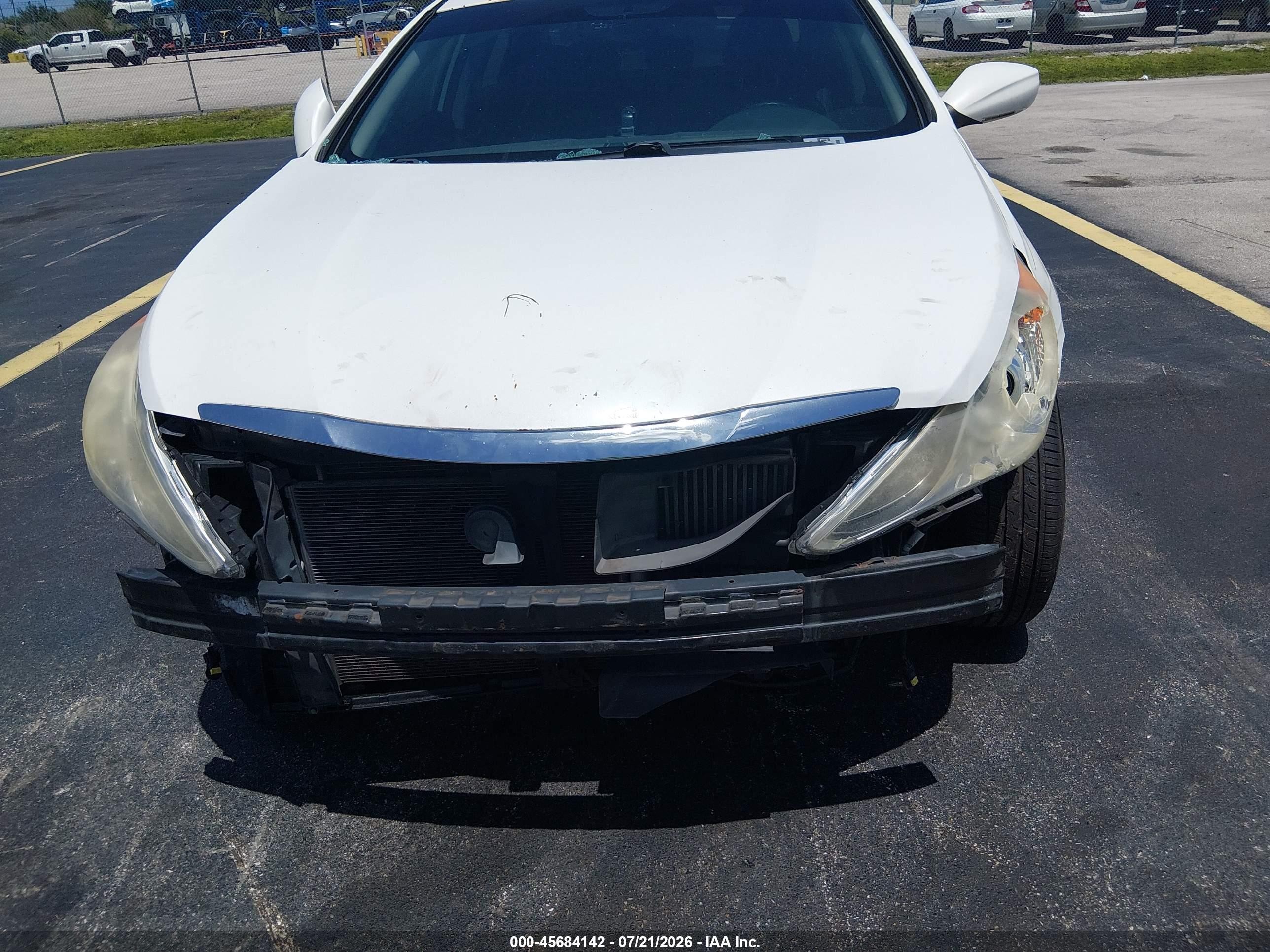 2012 Hyundai Sonata Se 2.0t White vin: 5NPEC4AB0CH439713
