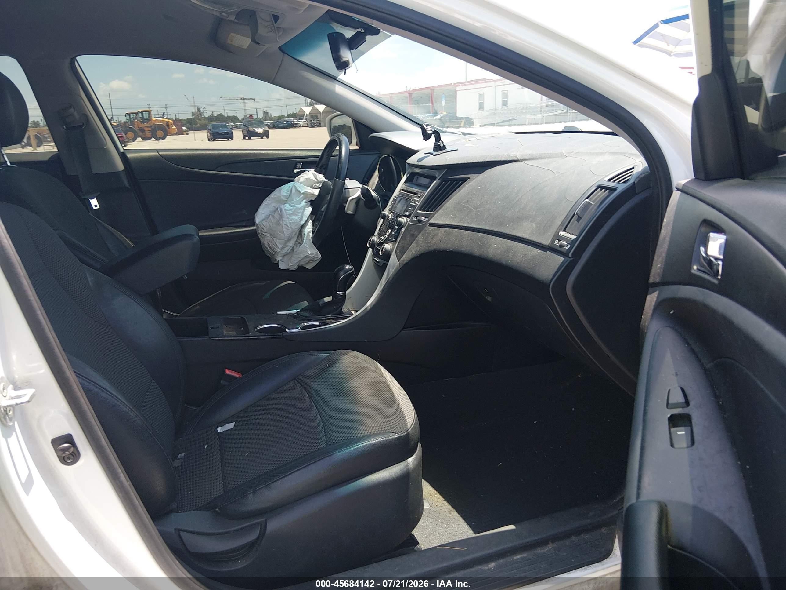 2012 Hyundai Sonata Se 2.0t White vin: 5NPEC4AB0CH439713