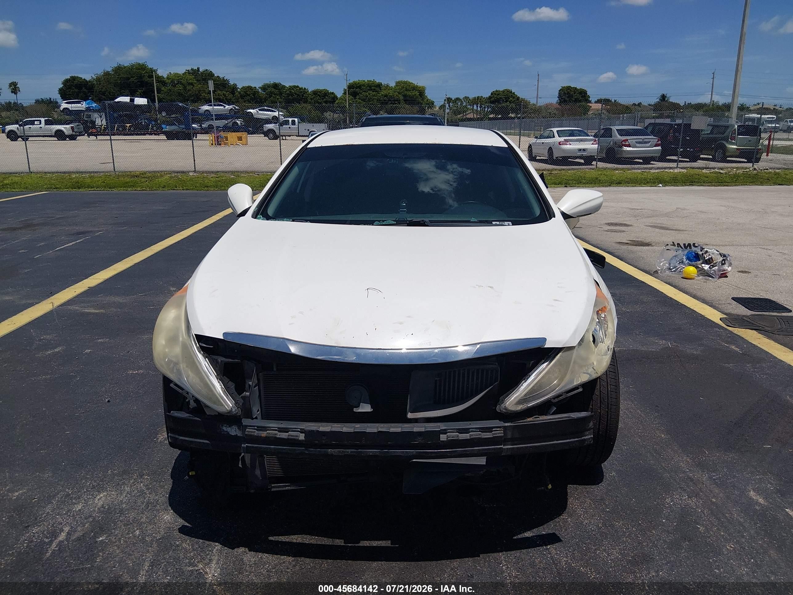 2012 Hyundai Sonata Se 2.0t White vin: 5NPEC4AB0CH439713
