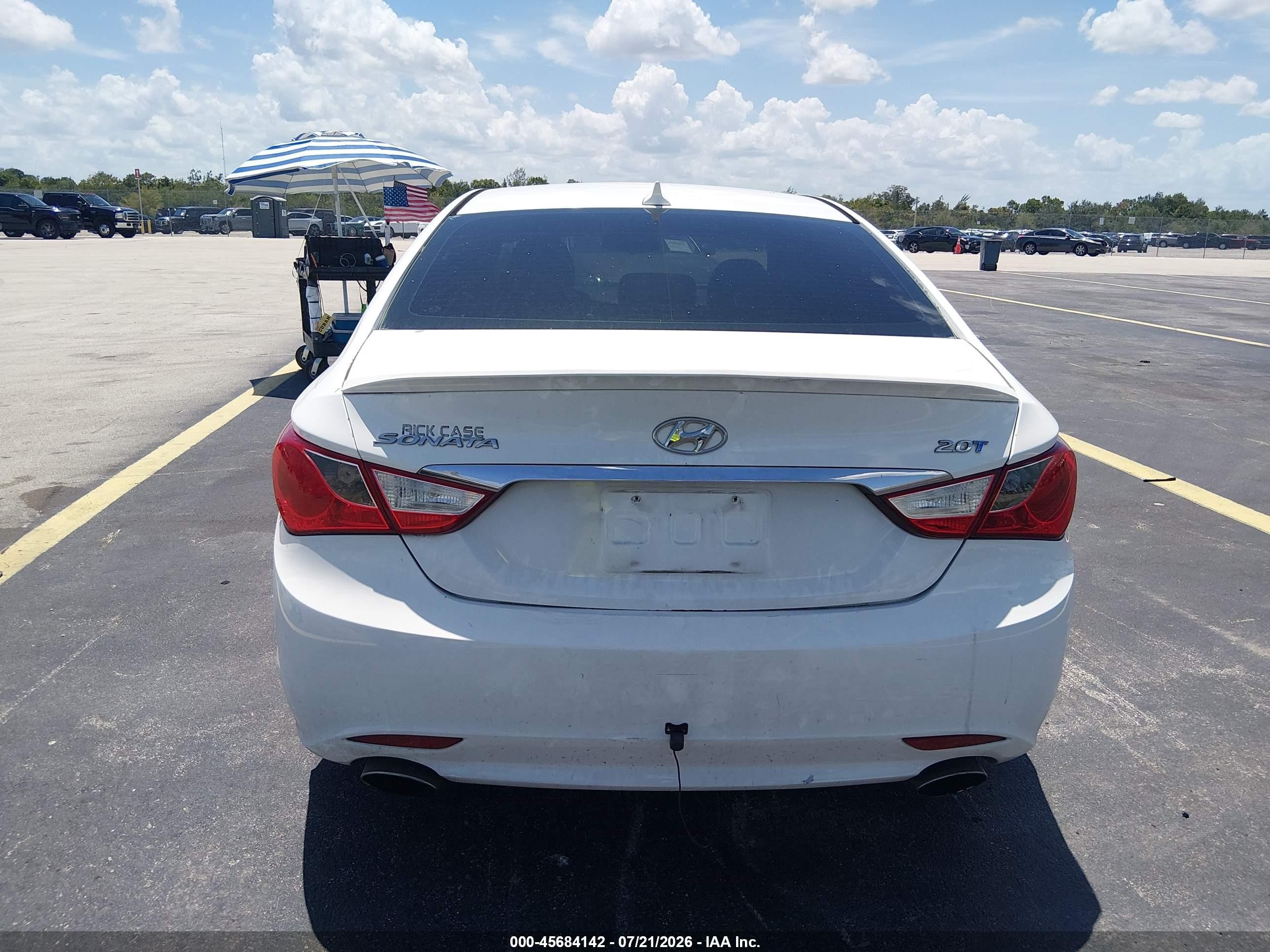 2012 Hyundai Sonata Se 2.0t White vin: 5NPEC4AB0CH439713
