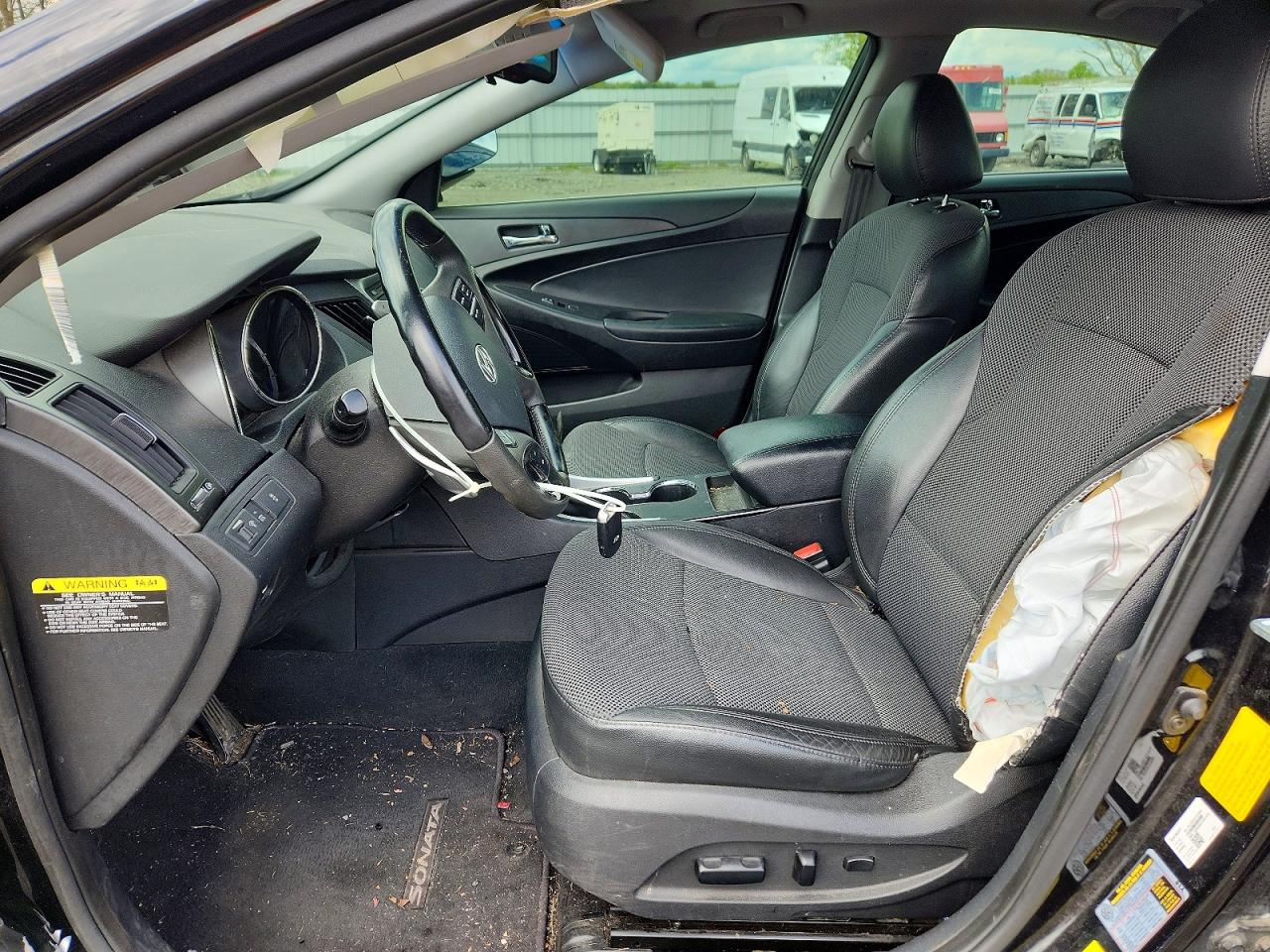 2012 Hyundai Sonata Se 2.0t Black vin: 5NPEC4AB0CH445351