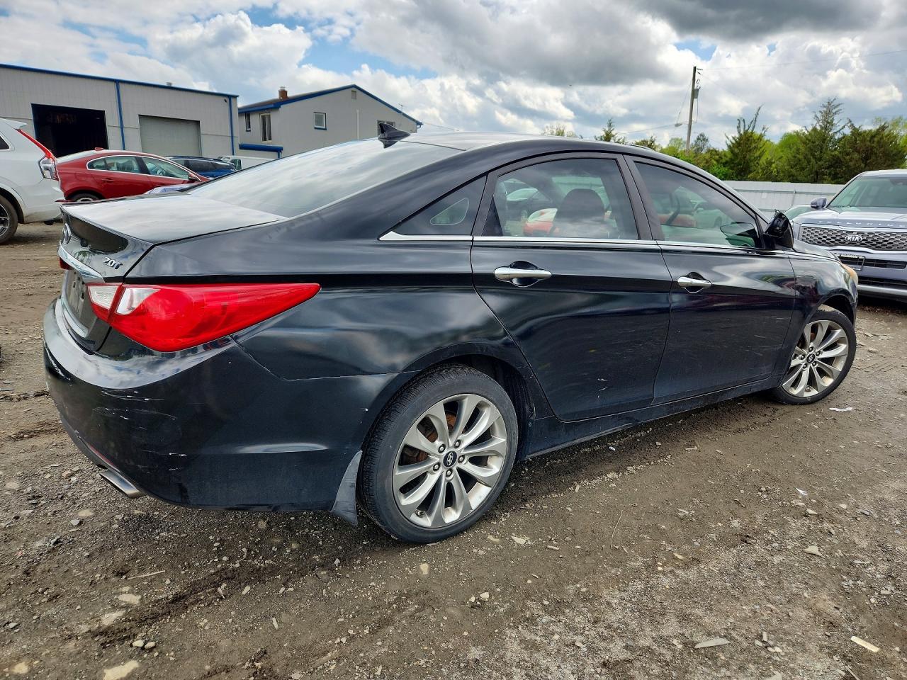 2012 Hyundai Sonata Se 2.0t Black vin: 5NPEC4AB0CH445351
