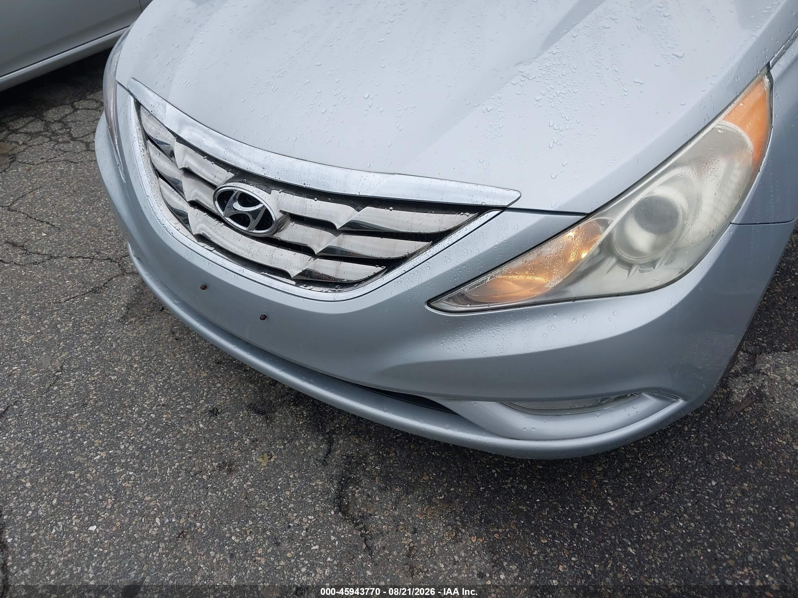 2012 Hyundai Sonata Limited 2.0t Silver vin: 5NPEC4AB0CH486109