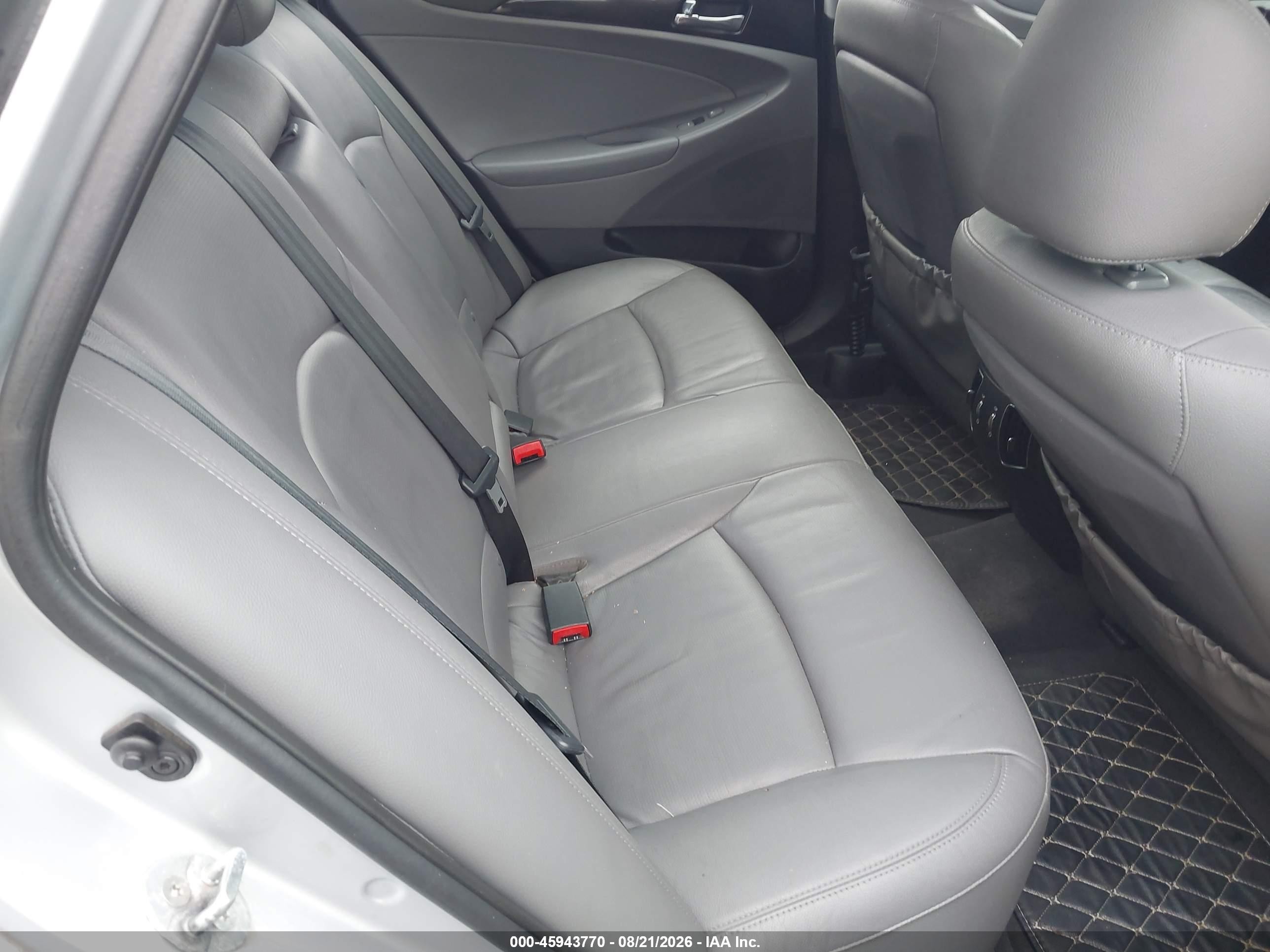 2012 Hyundai Sonata Limited 2.0t Silver vin: 5NPEC4AB0CH486109