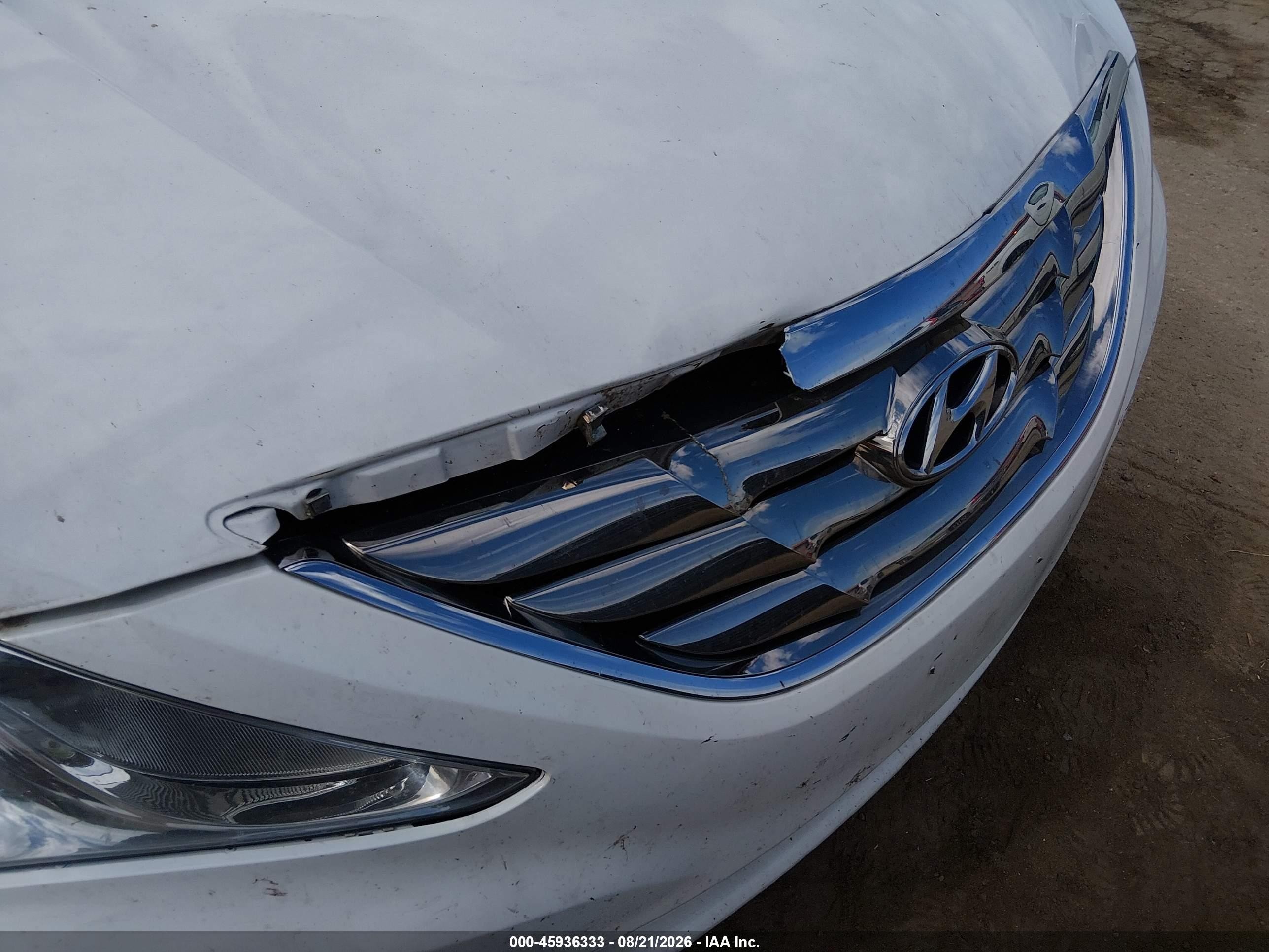 2012 Hyundai Sonata Limited 2.0t White vin: 5NPEC4AB0CH496221
