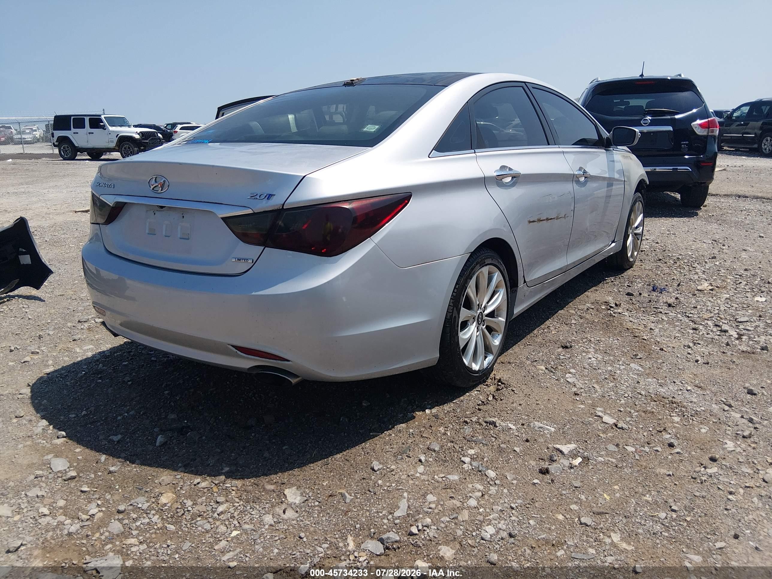 2012 Hyundai Sonata Limited 2.0t Light Blue vin: 5NPEC4AB0CH497658