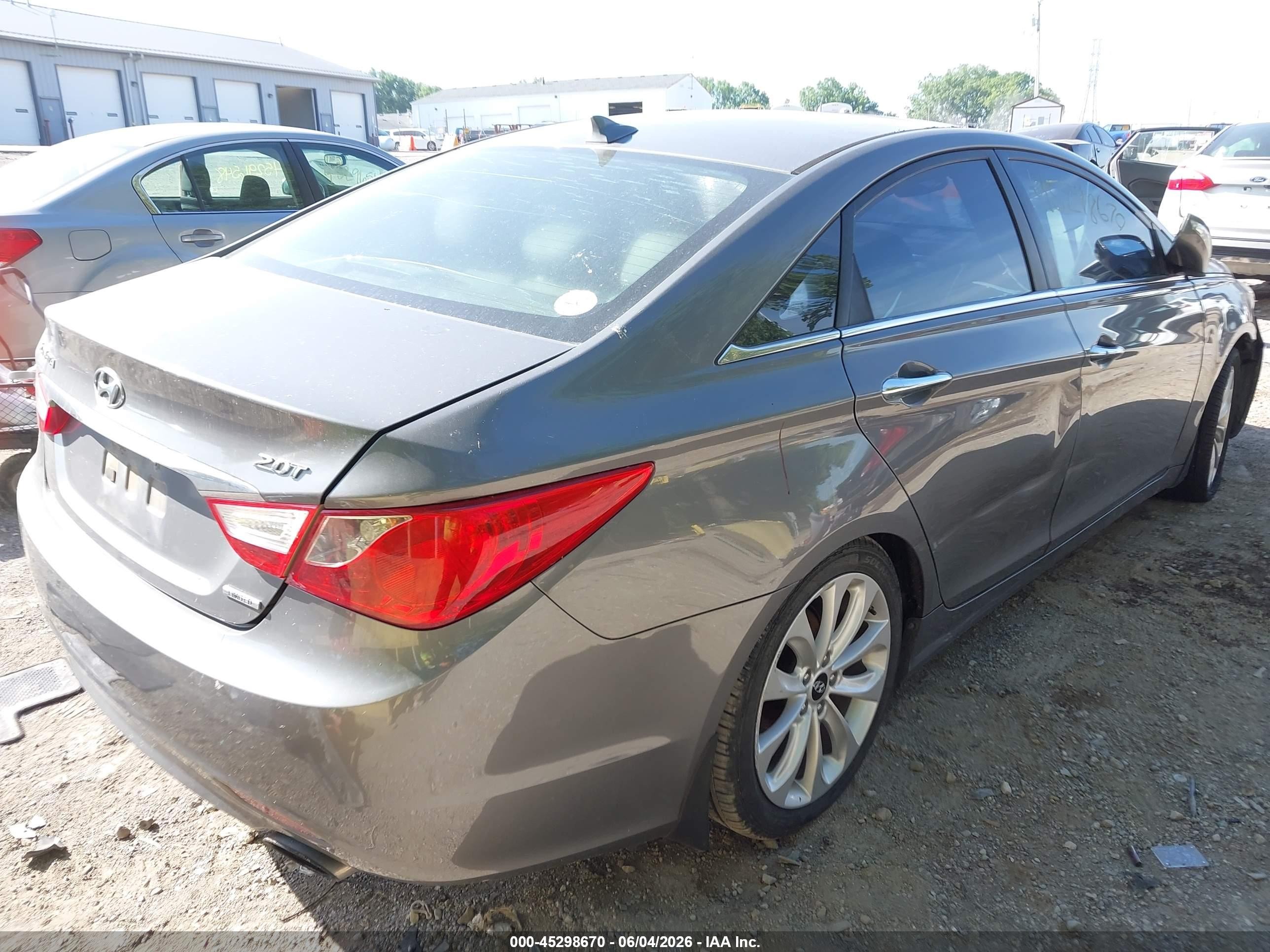 2013 Hyundai Sonata Limited 2.0t Silver vin: 5NPEC4AB0DH511060