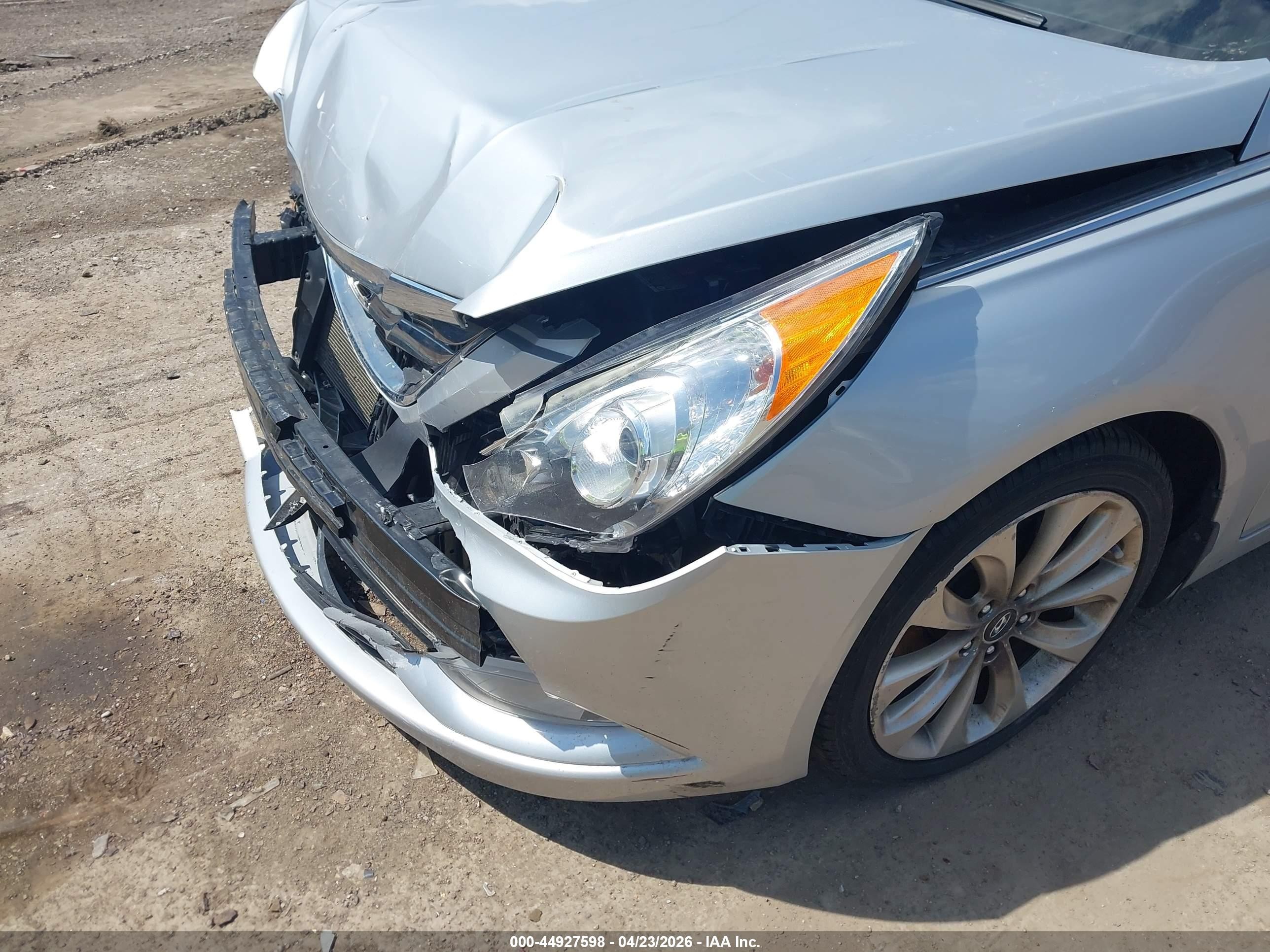 2013 Hyundai Sonata Limited 2.0t Silver vin: 5NPEC4AB0DH511981