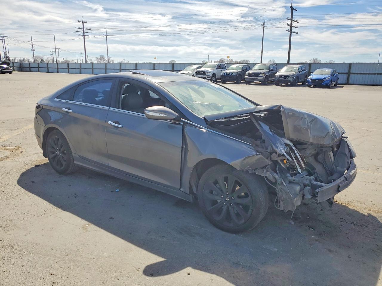 2013 Hyundai Sonata Charcoal vin: 5NPEC4AB0DH514525