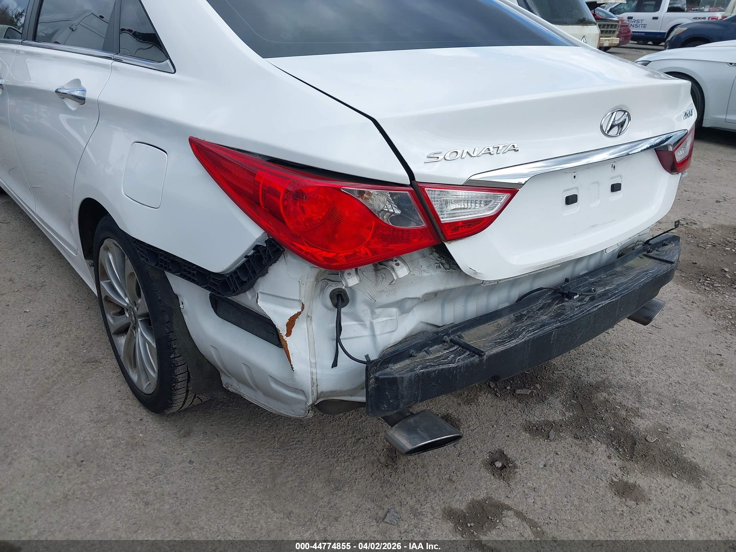 2013 Hyundai Sonata Se 2.0t White vin: 5NPEC4AB0DH566267