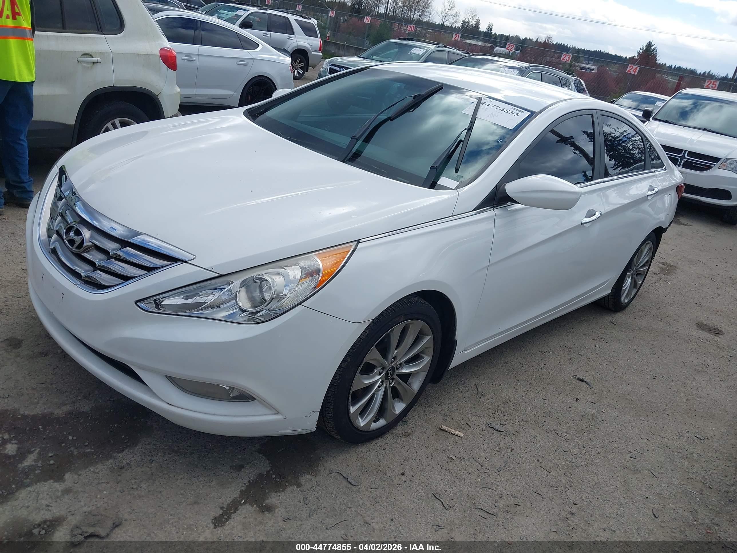 2013 Hyundai Sonata Se 2.0t White vin: 5NPEC4AB0DH566267