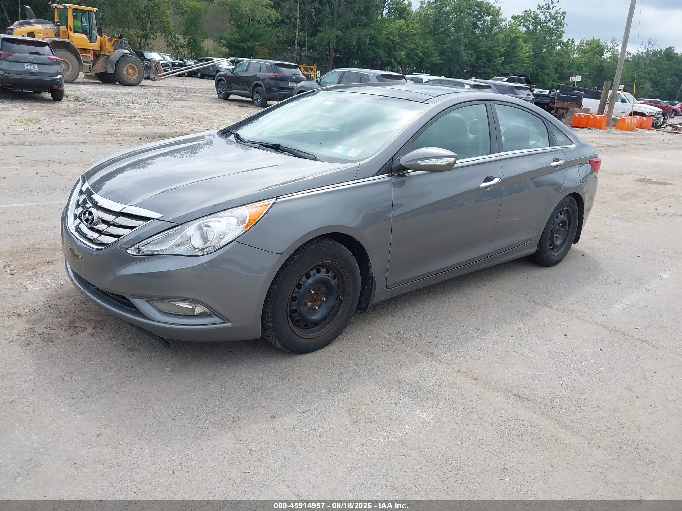 2013 Hyundai Sonata Limited 2.0t Gray vin: 5NPEC4AB0DH580444