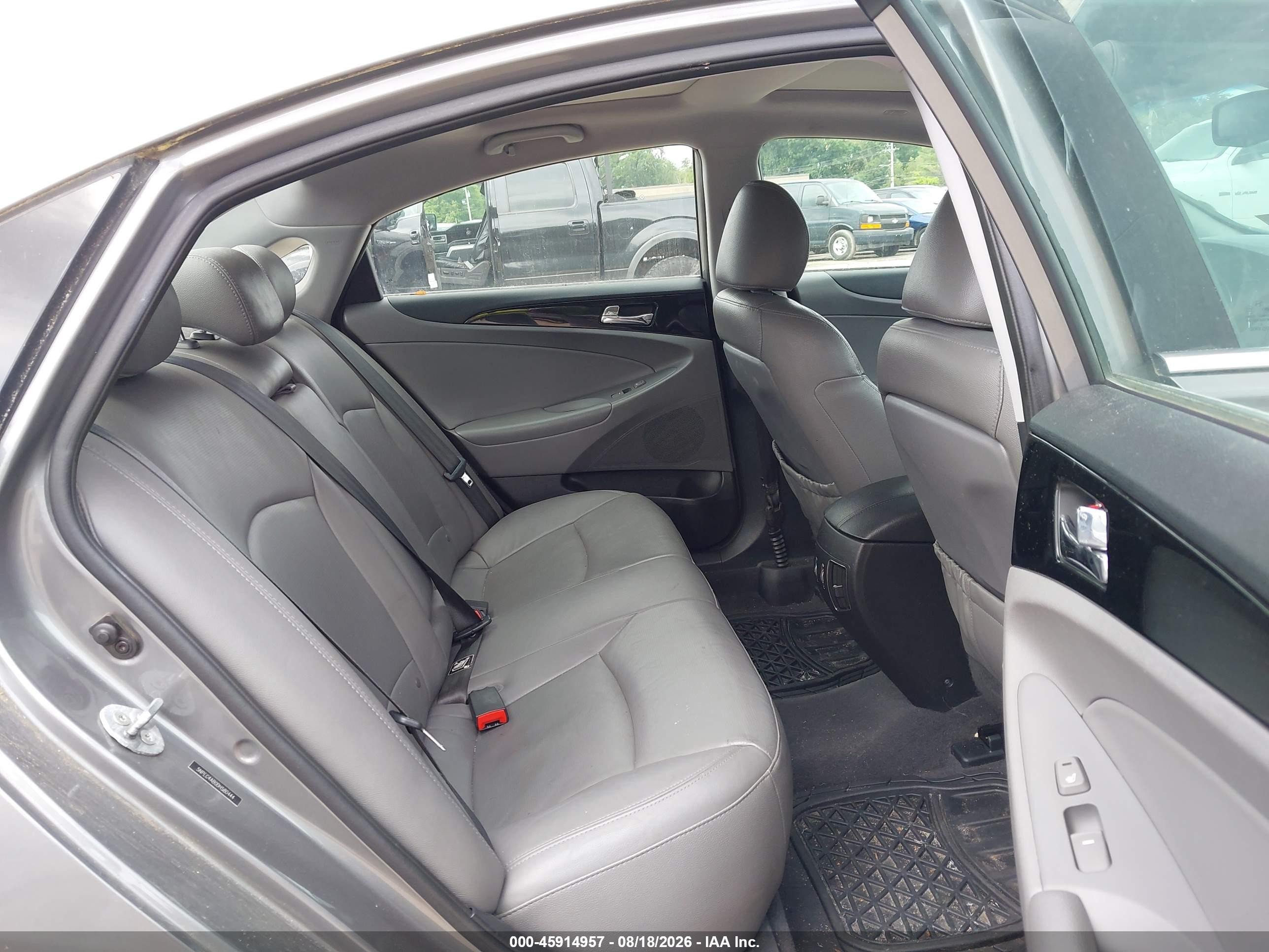 2013 Hyundai Sonata Limited 2.0t Gray vin: 5NPEC4AB0DH580444