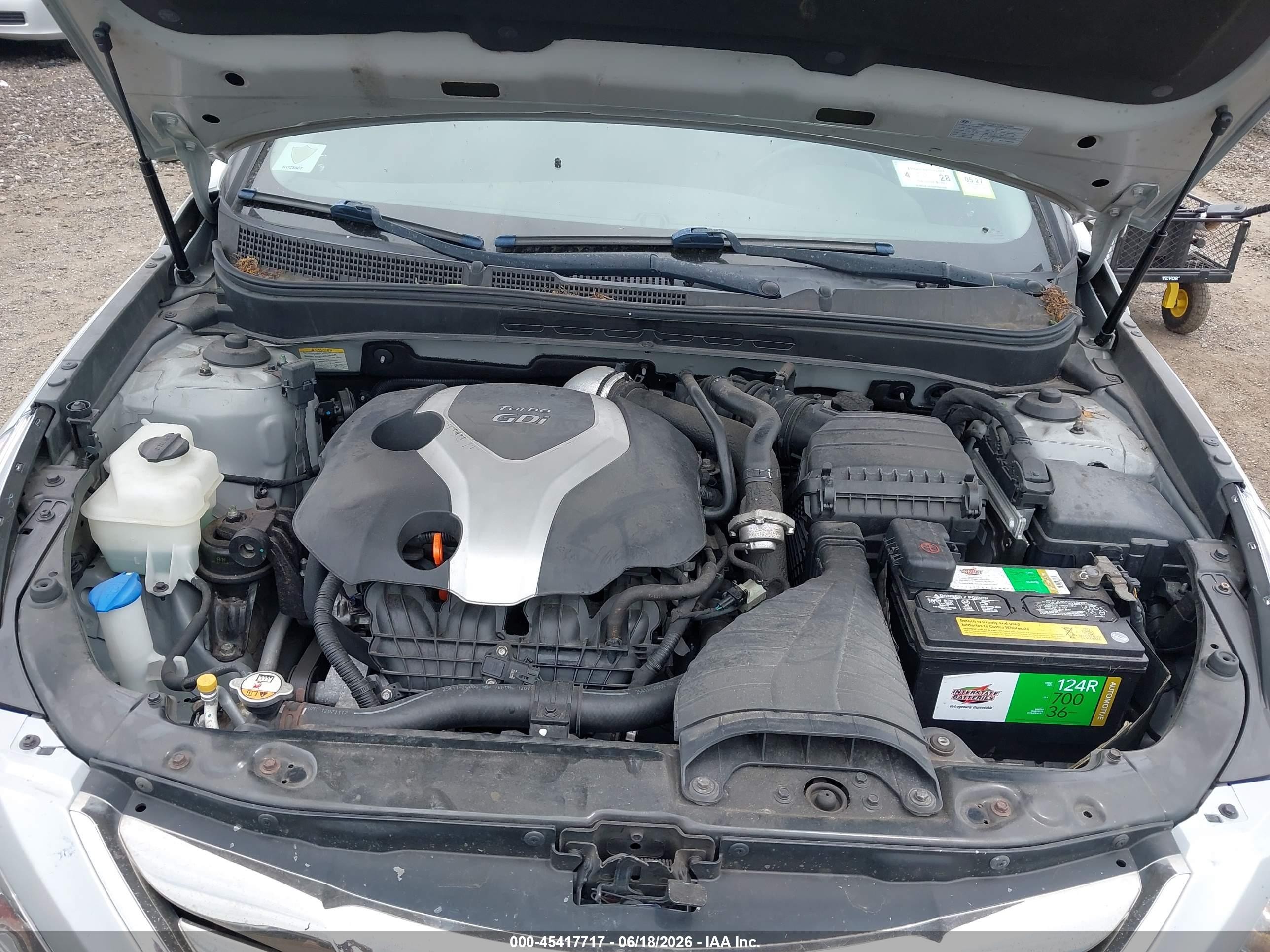 2013 Hyundai Sonata Limited 2.0t Silver vin: 5NPEC4AB0DH605987
