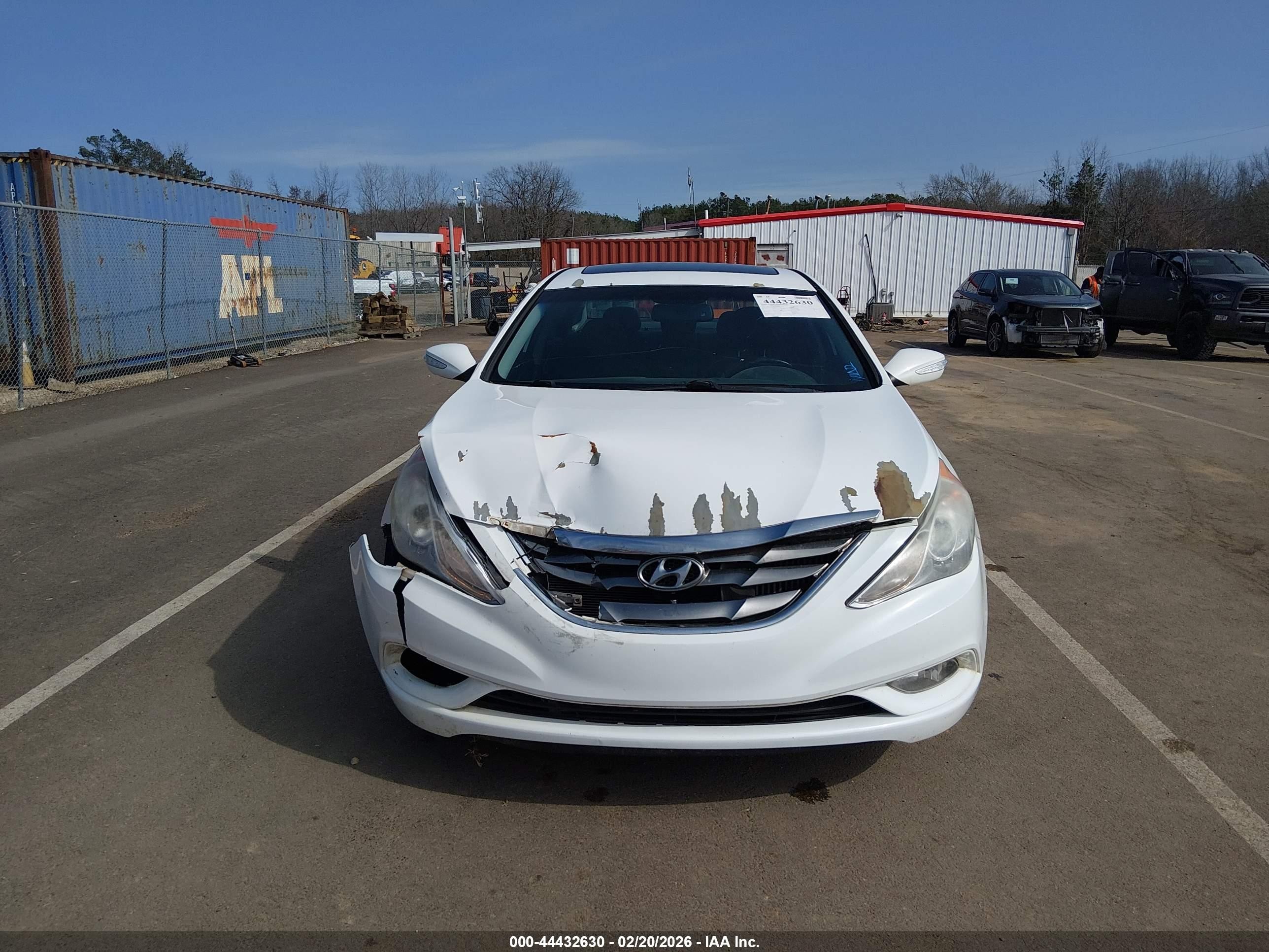 2013 Hyundai Sonata Limited 2.0t White vin: 5NPEC4AB0DH646751
