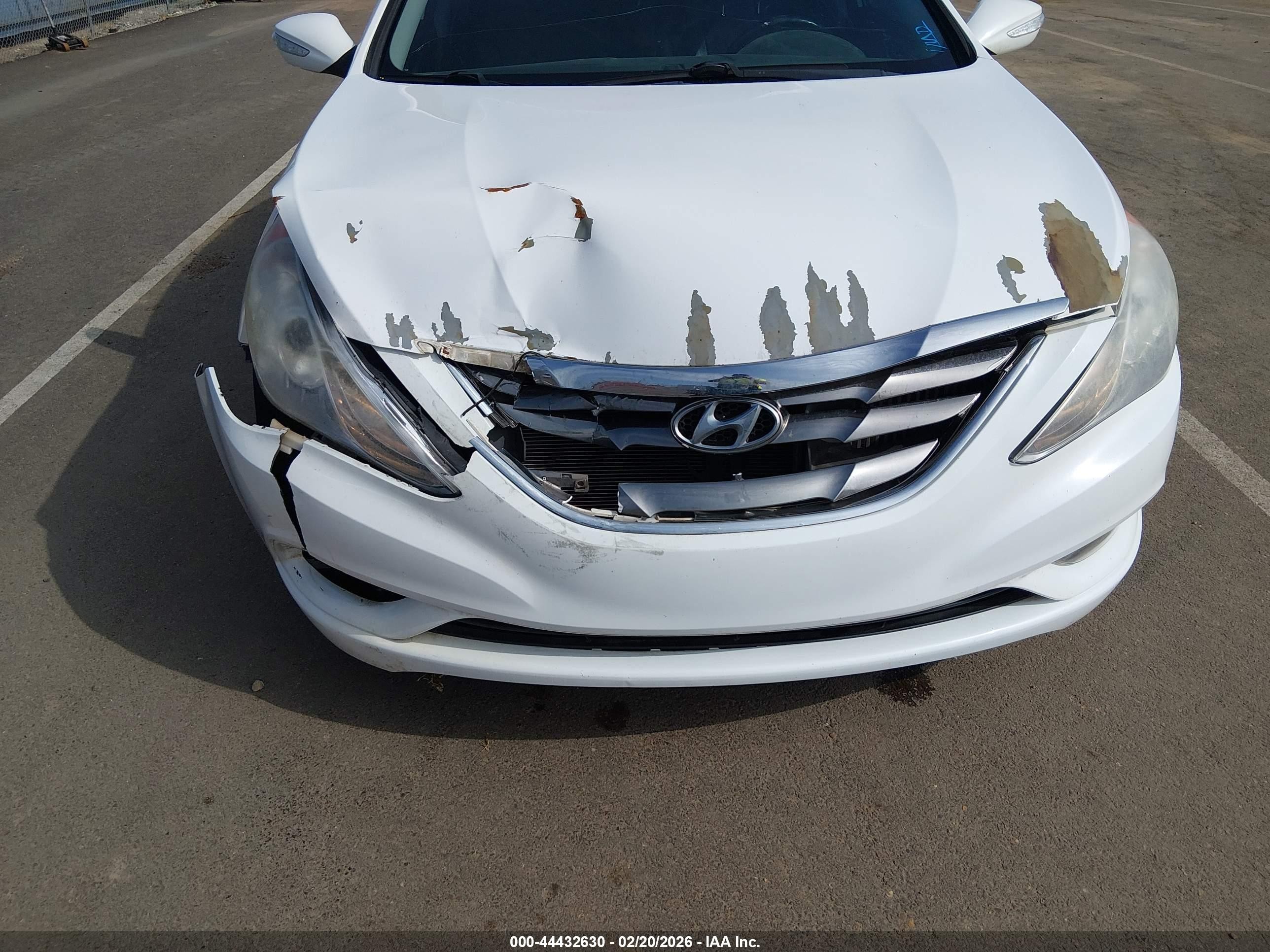 2013 Hyundai Sonata Limited 2.0t White vin: 5NPEC4AB0DH646751