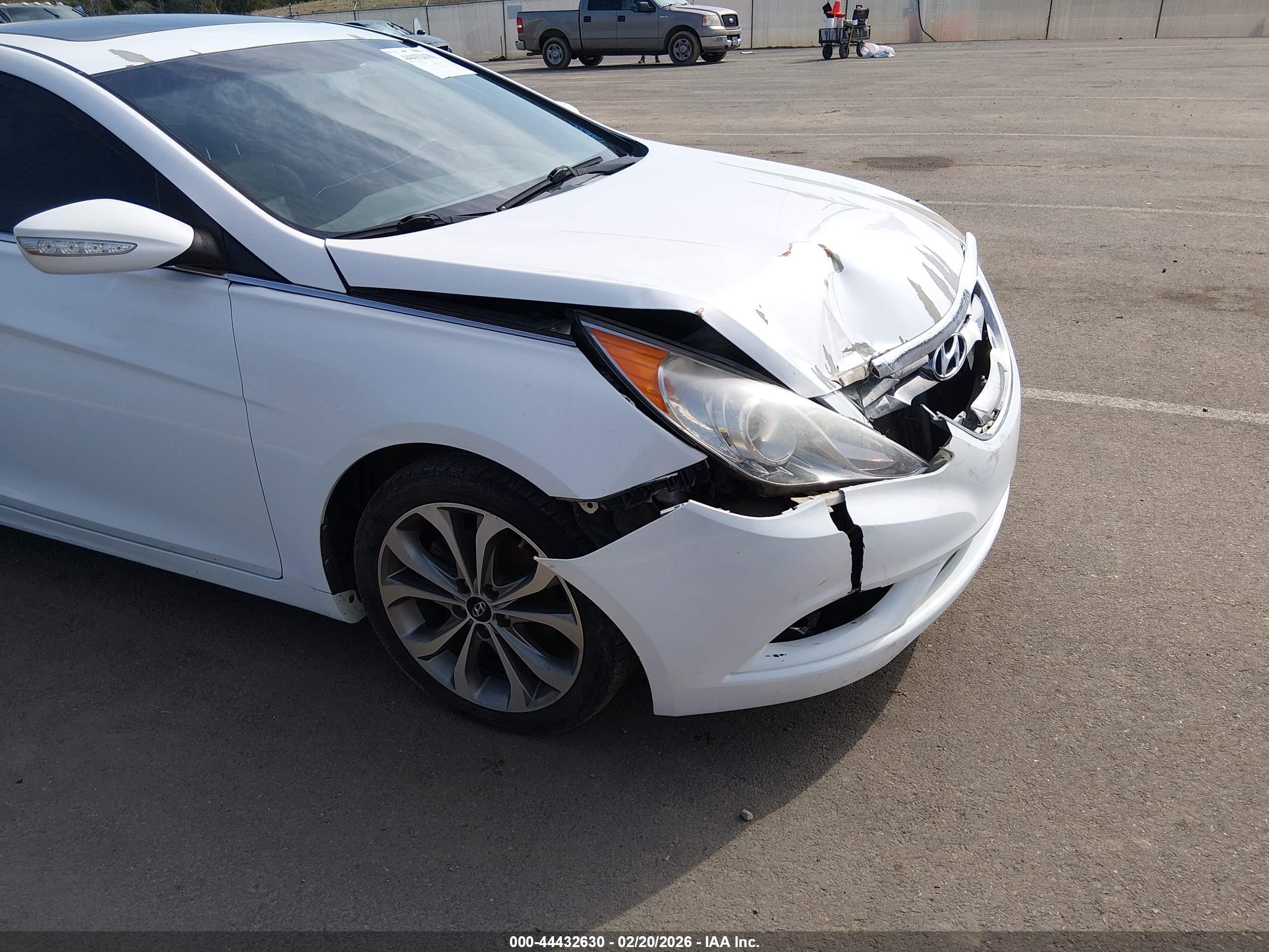 2013 Hyundai Sonata Limited 2.0t White vin: 5NPEC4AB0DH646751
