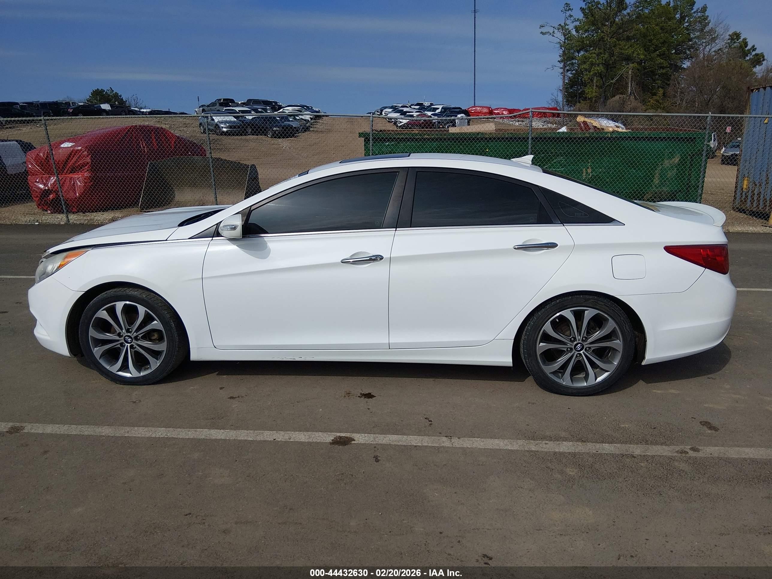 2013 Hyundai Sonata Limited 2.0t White vin: 5NPEC4AB0DH646751