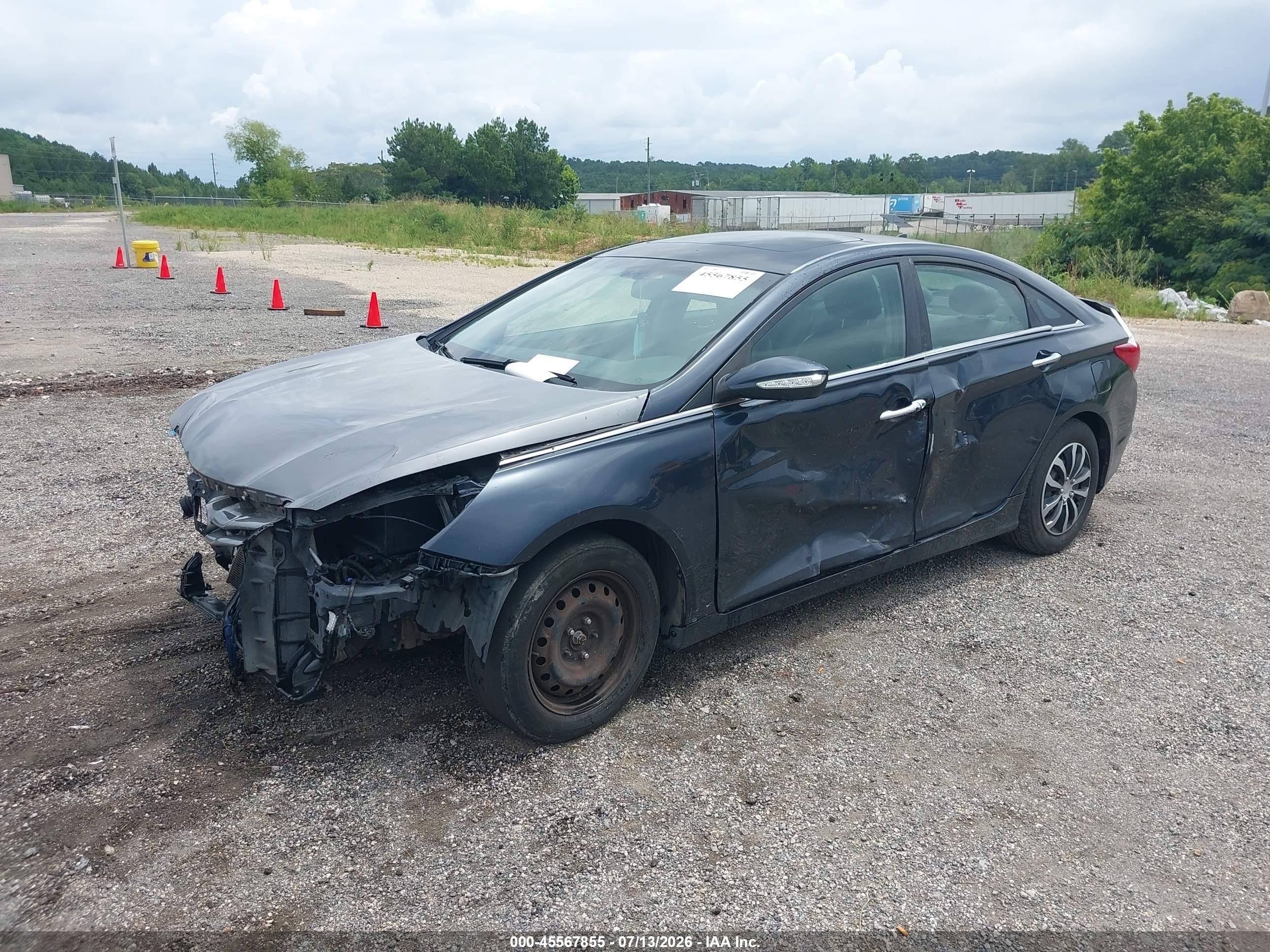2013 Hyundai Sonata Limited 2.0t Gray vin: 5NPEC4AB0DH649519