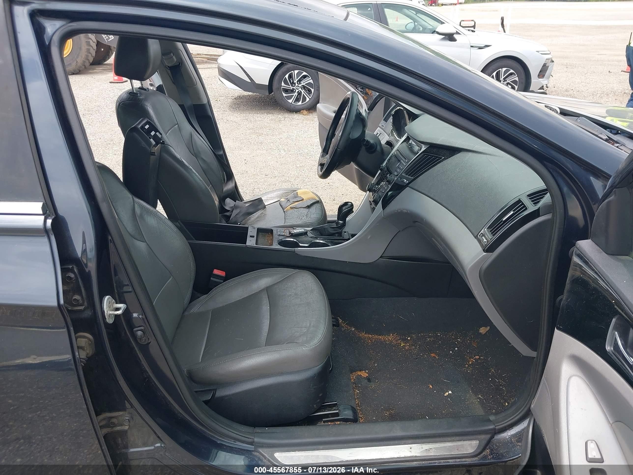 2013 Hyundai Sonata Limited 2.0t Gray vin: 5NPEC4AB0DH649519