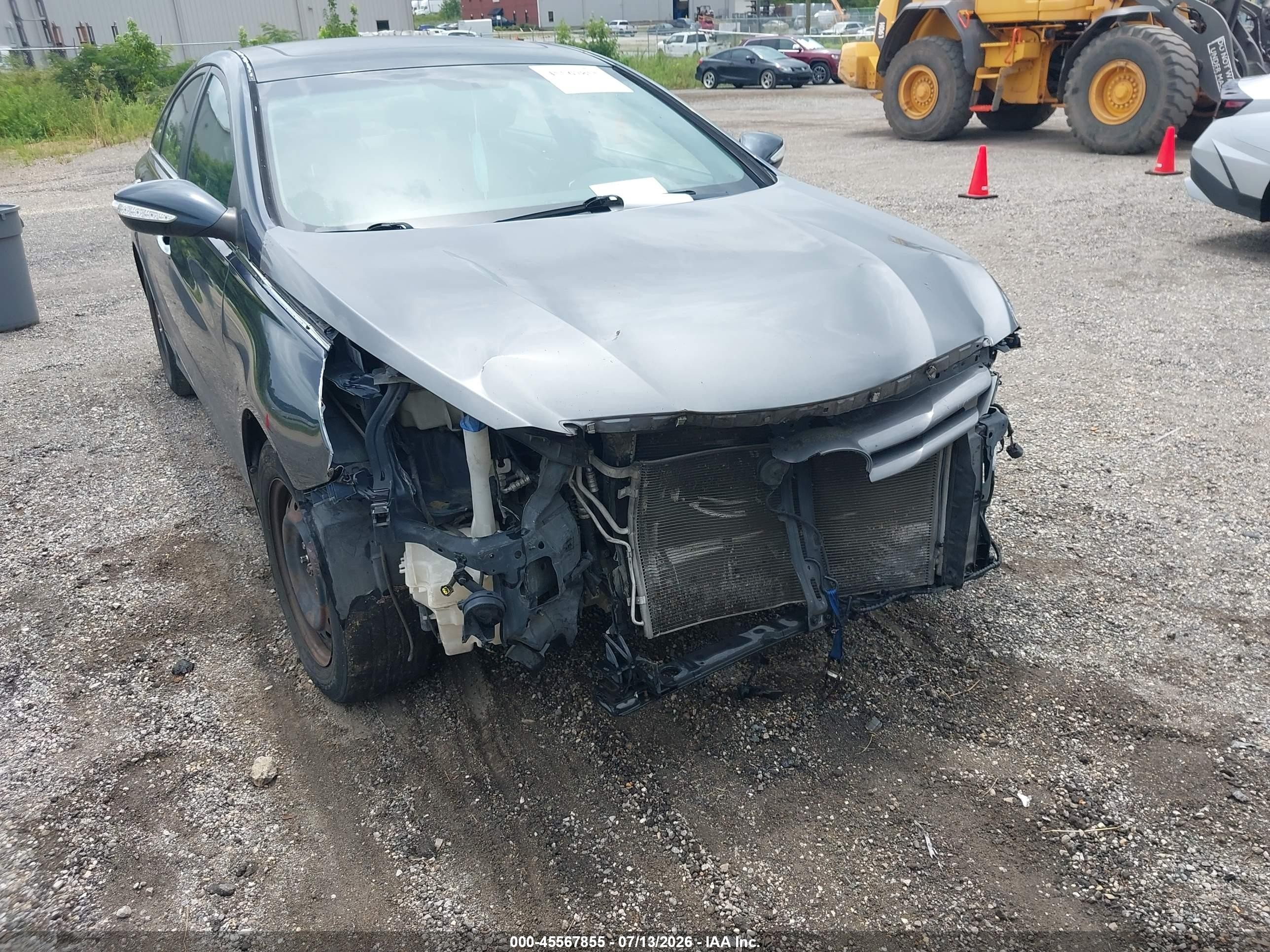 2013 Hyundai Sonata Limited 2.0t Gray vin: 5NPEC4AB0DH649519