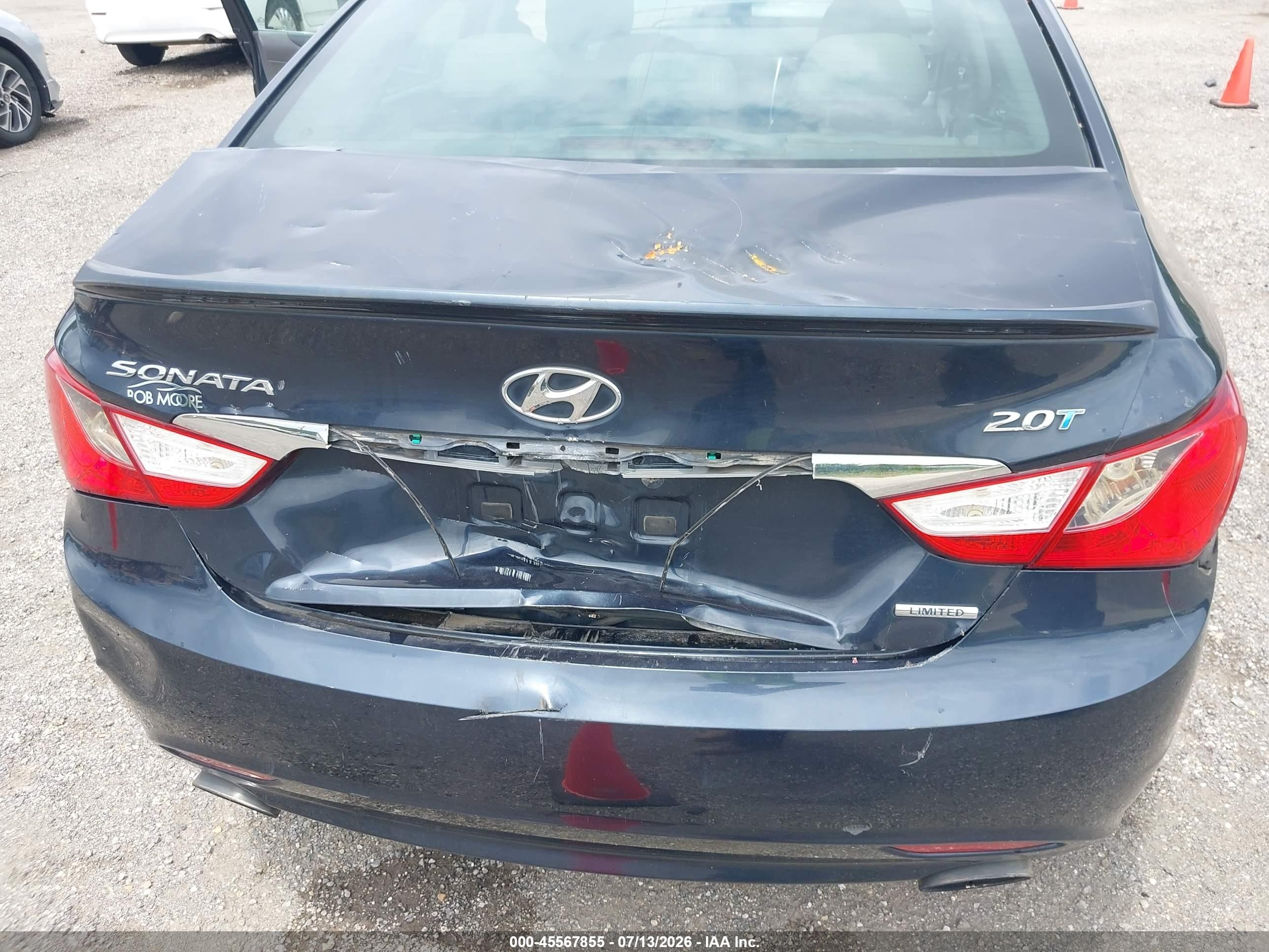 2013 Hyundai Sonata Limited 2.0t Gray vin: 5NPEC4AB0DH649519