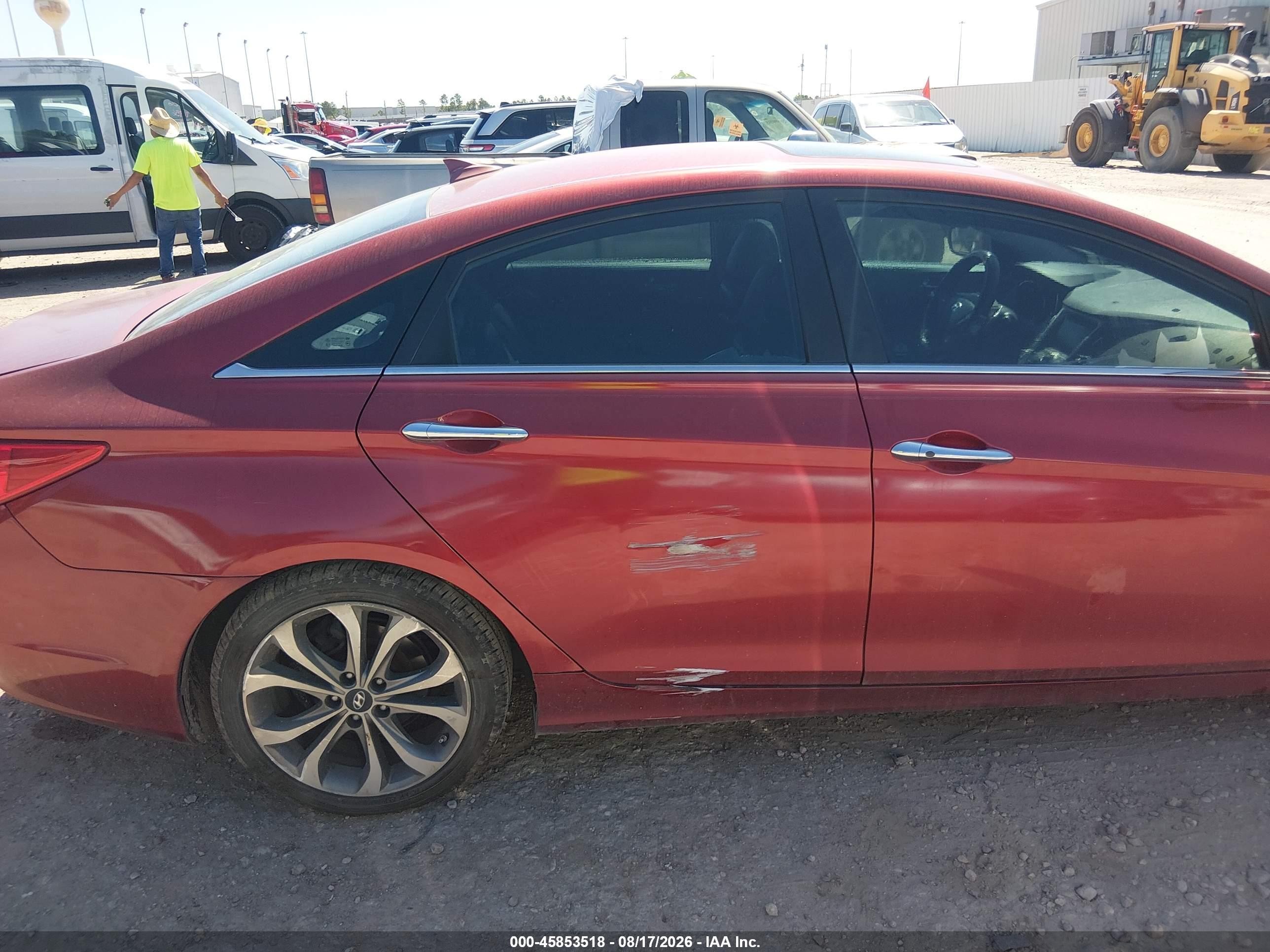 2013 Hyundai Sonata Se 2.0t Red vin: 5NPEC4AB0DH652873