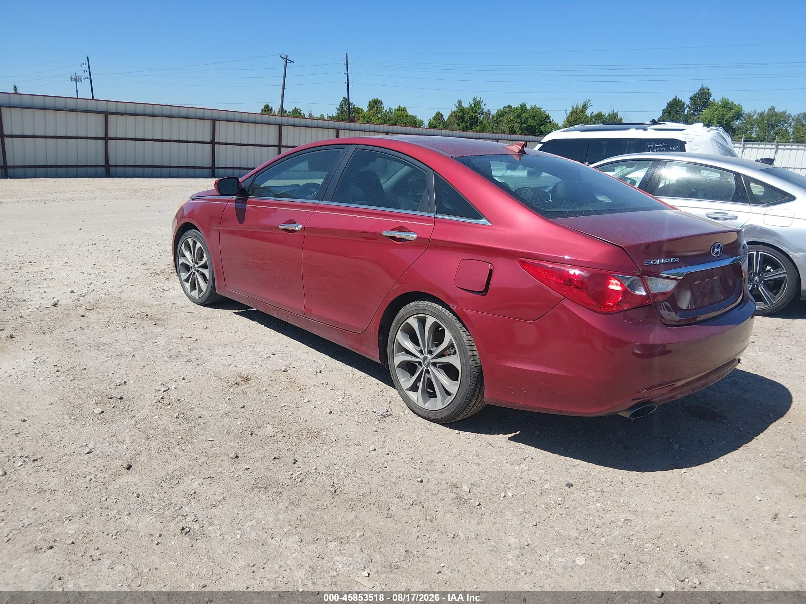 2013 Hyundai Sonata Se 2.0t Red vin: 5NPEC4AB0DH652873
