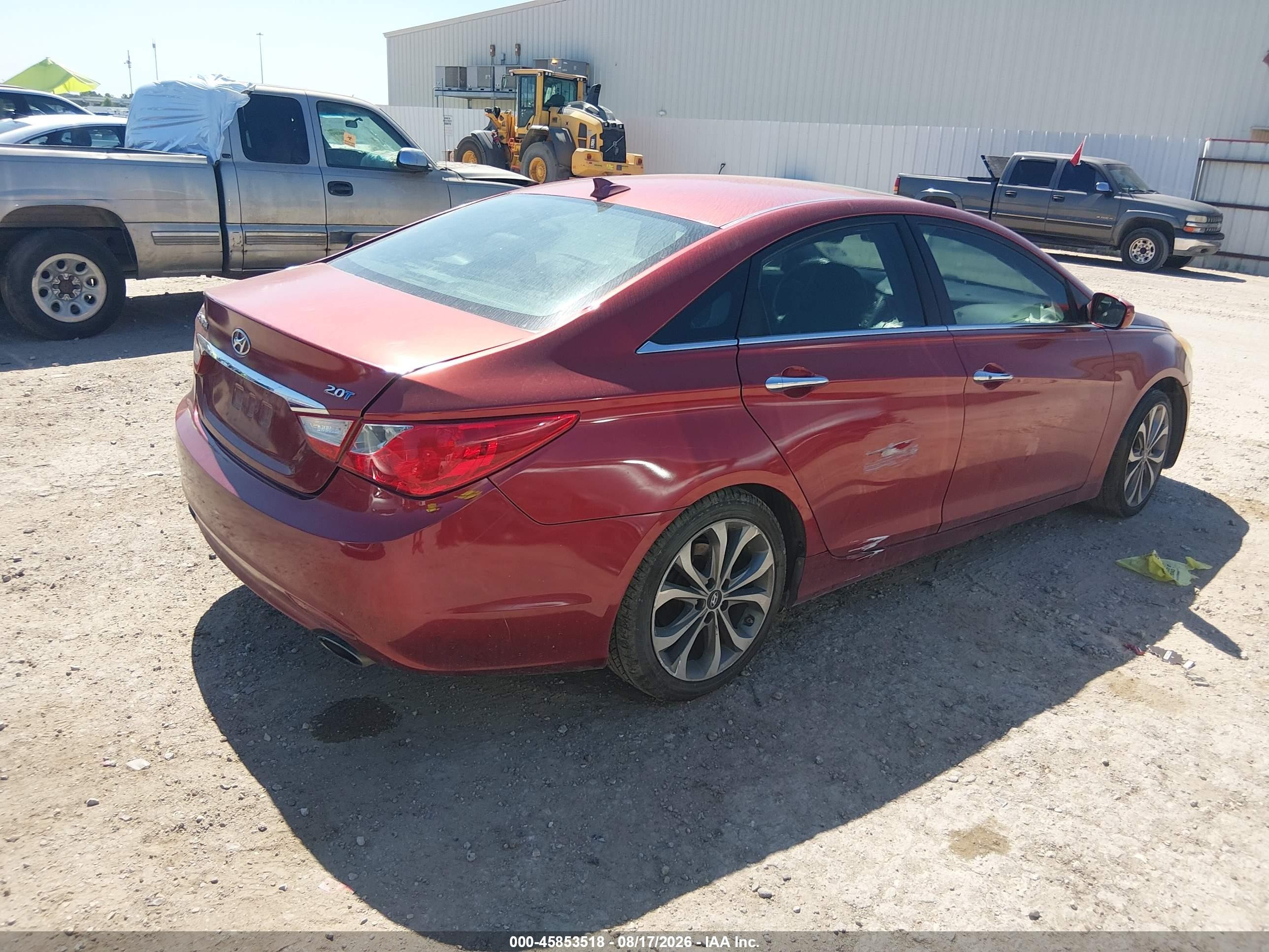 2013 Hyundai Sonata Se 2.0t Red vin: 5NPEC4AB0DH652873