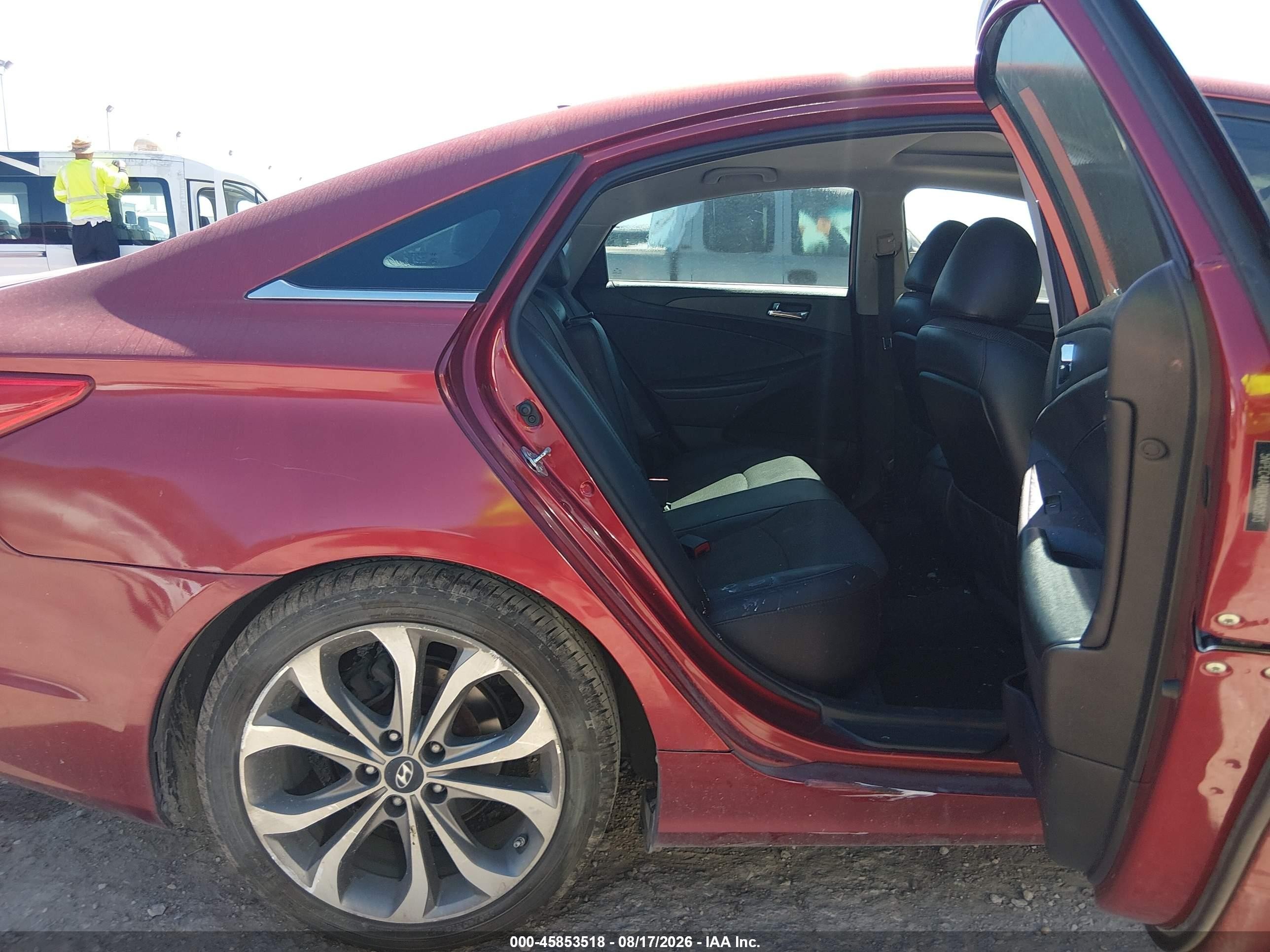 2013 Hyundai Sonata Se 2.0t Red vin: 5NPEC4AB0DH652873