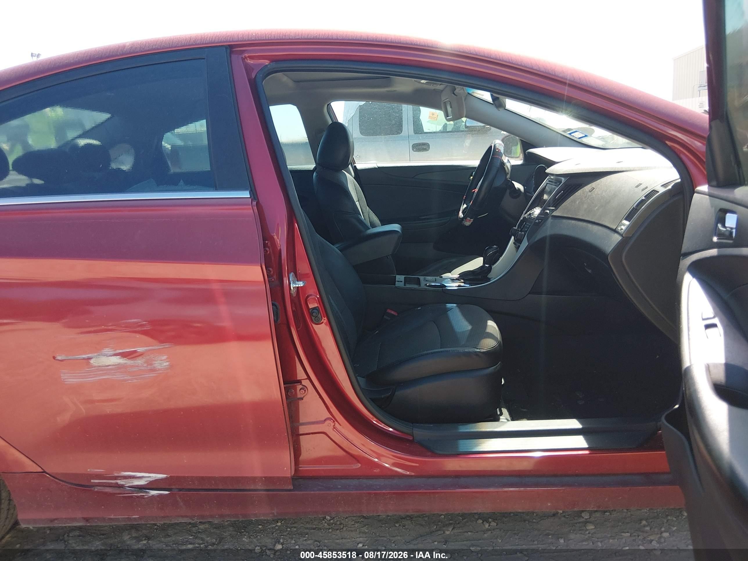 2013 Hyundai Sonata Se 2.0t Red vin: 5NPEC4AB0DH652873