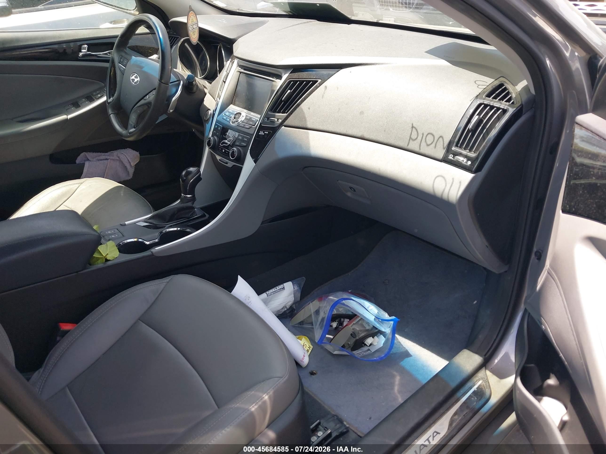 2013 Hyundai Sonata Limited 2.0t Silver vin: 5NPEC4AB0DH666482