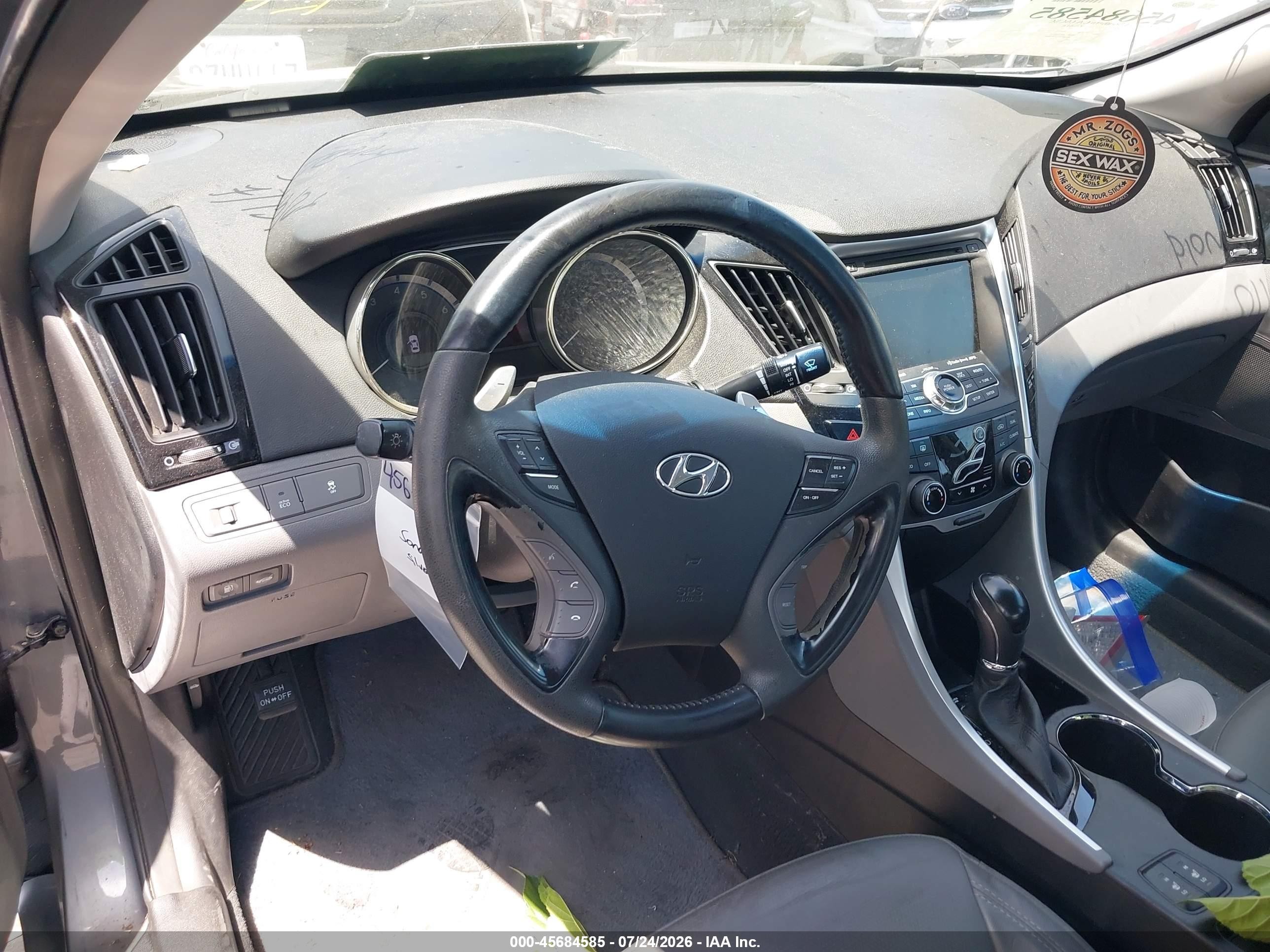 2013 Hyundai Sonata Limited 2.0t Silver vin: 5NPEC4AB0DH666482