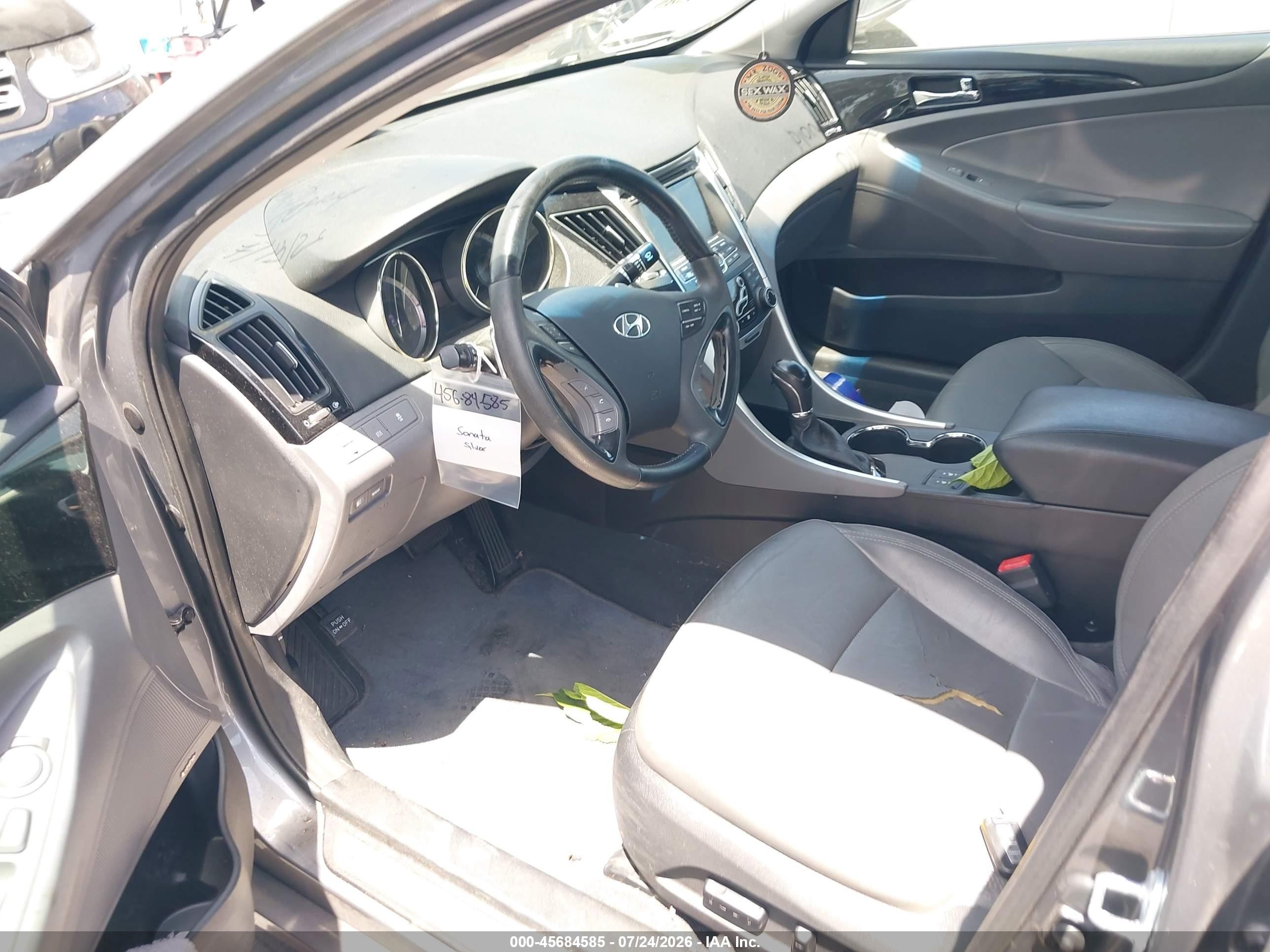 2013 Hyundai Sonata Limited 2.0t Silver vin: 5NPEC4AB0DH666482