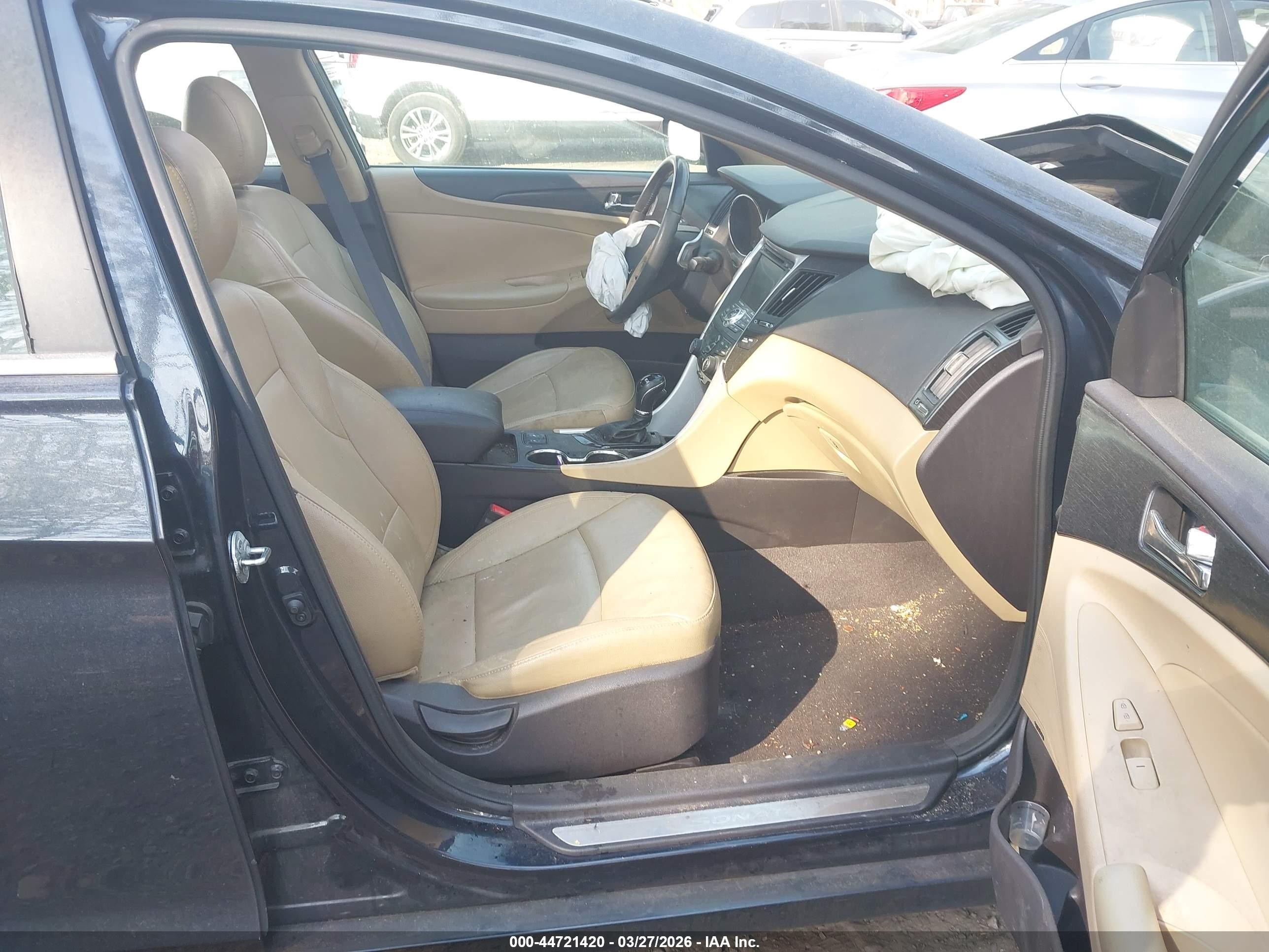 2013 Hyundai Sonata Limited 2.0t Black vin: 5NPEC4AB0DH717124