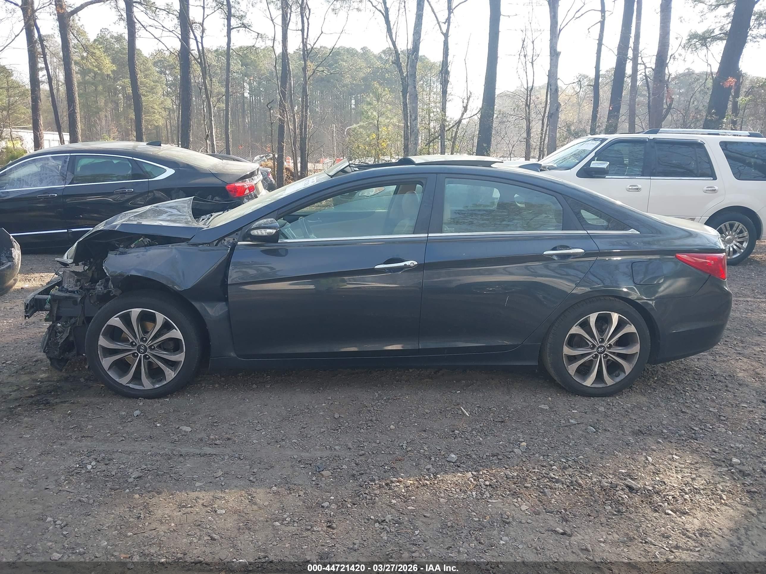 2013 Hyundai Sonata Limited 2.0t Black vin: 5NPEC4AB0DH717124