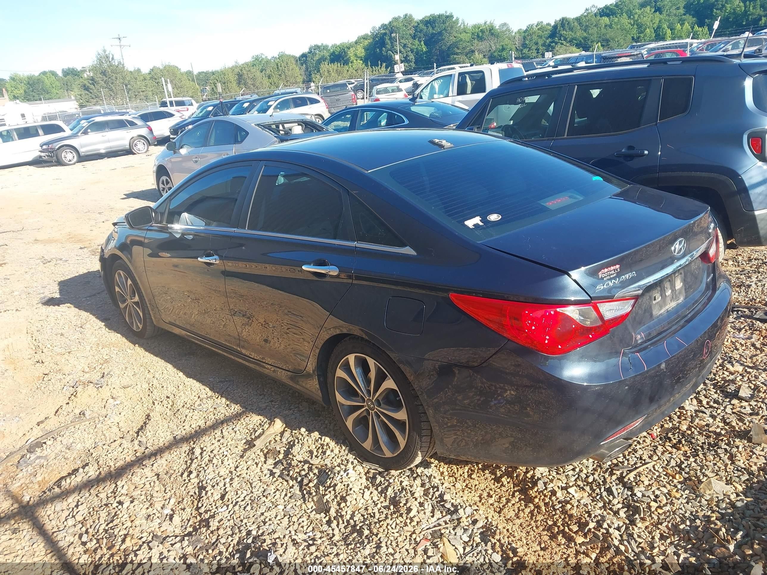 2013 Hyundai Sonata Limited 2.0t Black vin: 5NPEC4AB0DH729449