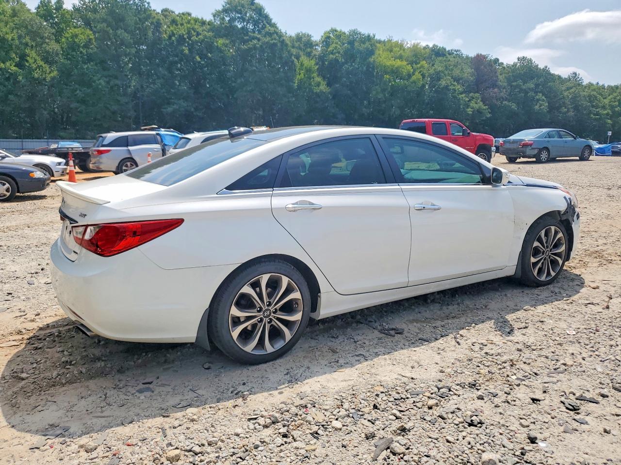 2013 Hyundai Sonata Limited 2.0t White vin: 5NPEC4AB0DH787884