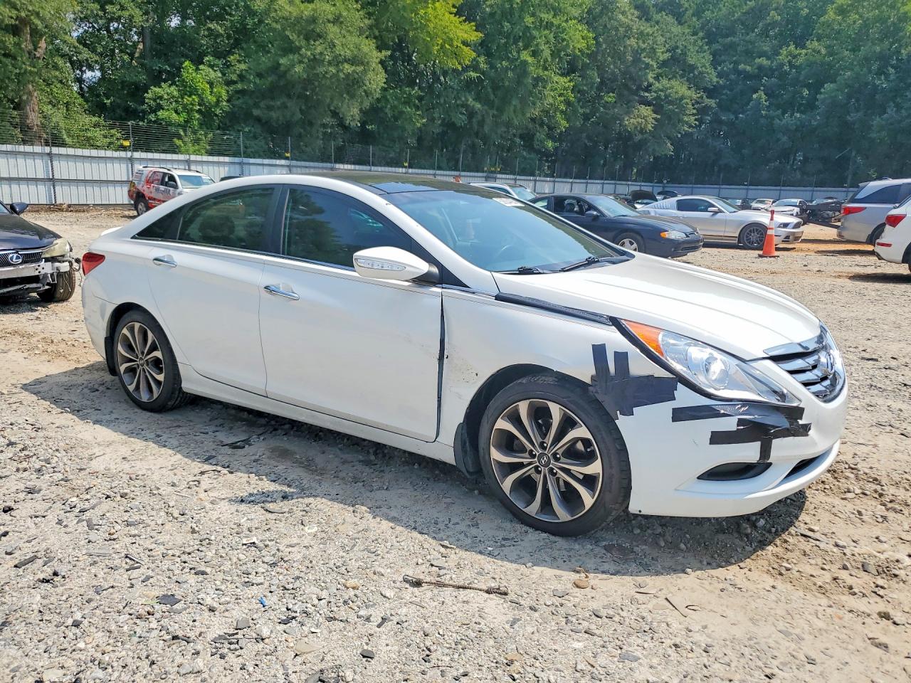 2013 Hyundai Sonata Limited 2.0t White vin: 5NPEC4AB0DH787884