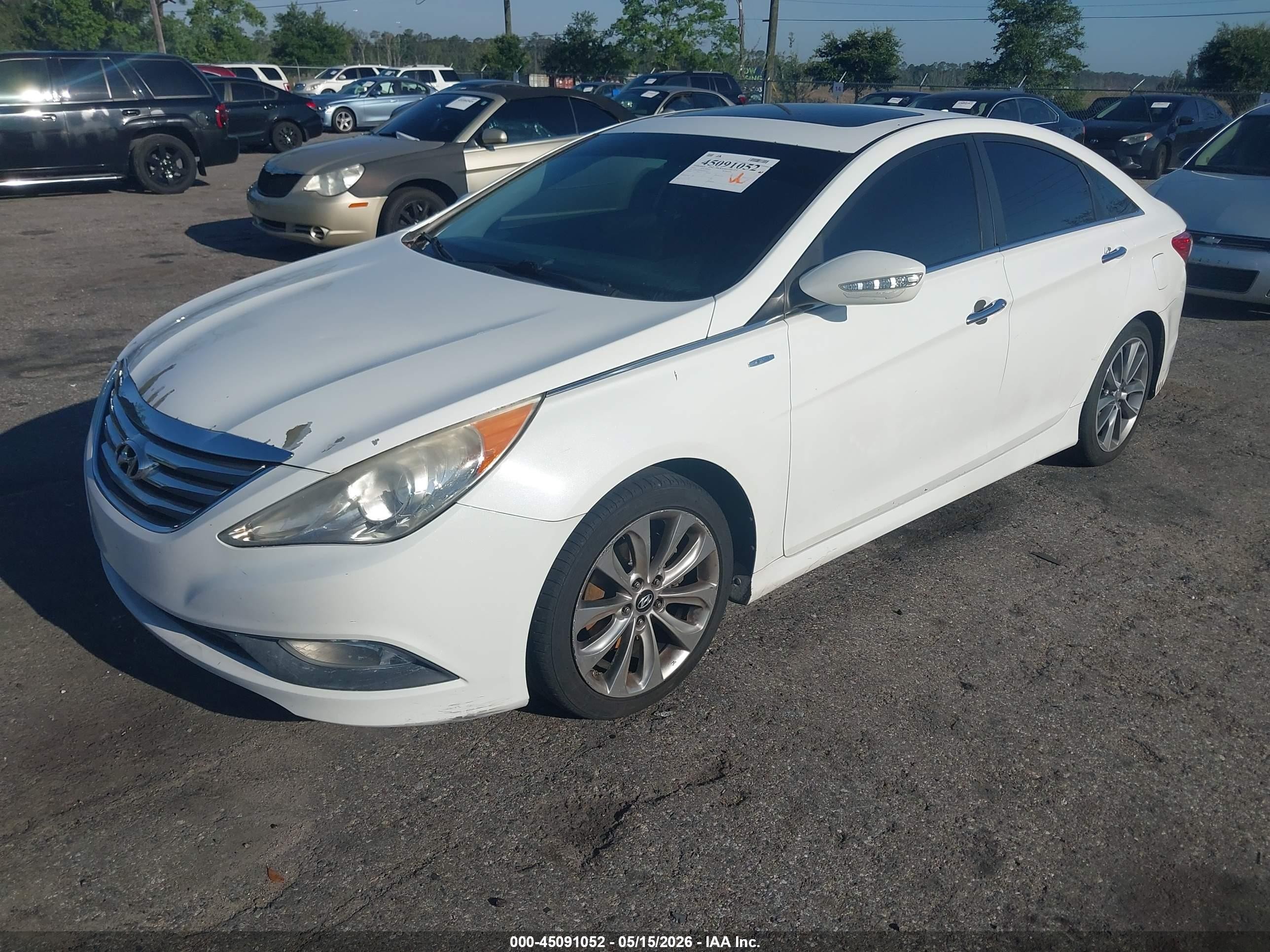 2014 Hyundai Sonata Limited 2.0t Teal vin: 5NPEC4AB0EH822635