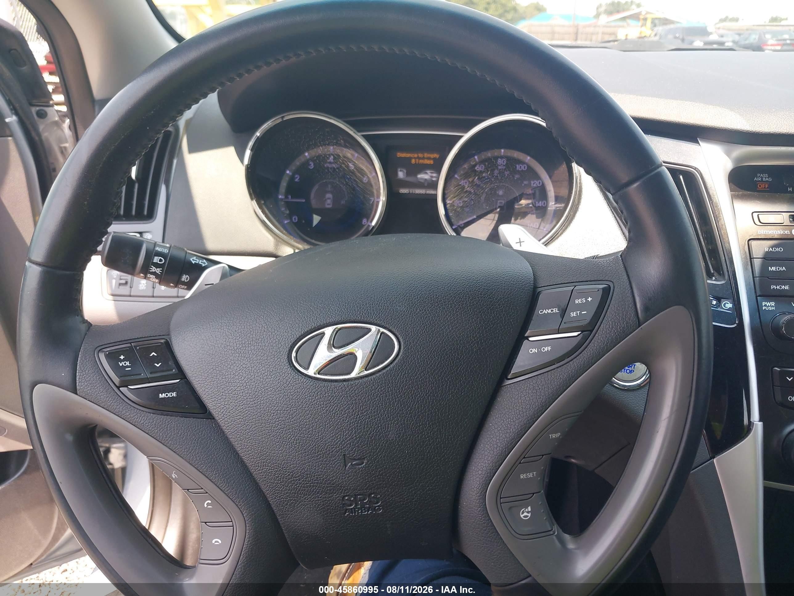 2014 Hyundai Sonata Limited 2.0t Light Blue vin: 5NPEC4AB0EH825485