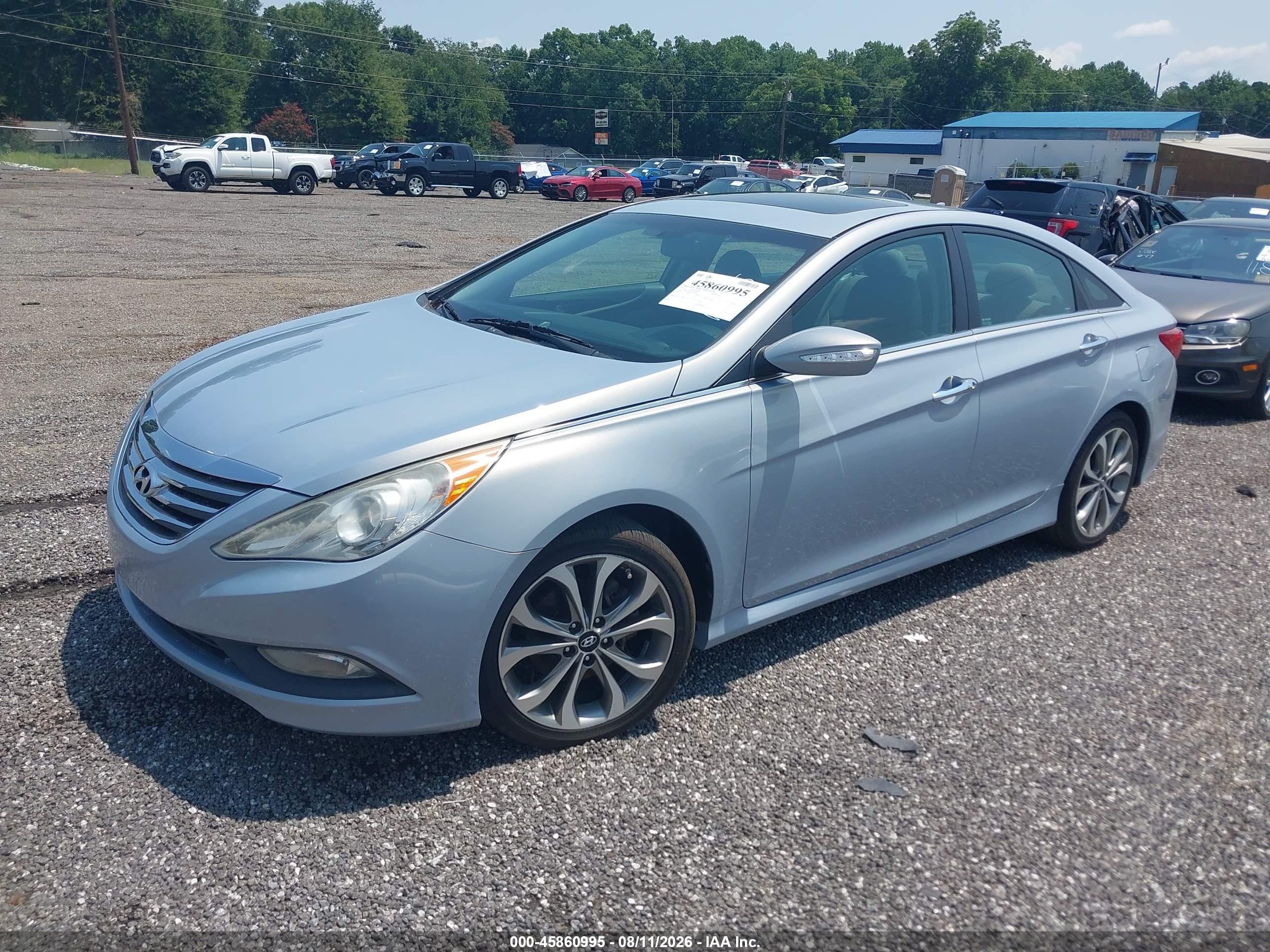 2014 Hyundai Sonata Limited 2.0t Light Blue vin: 5NPEC4AB0EH825485