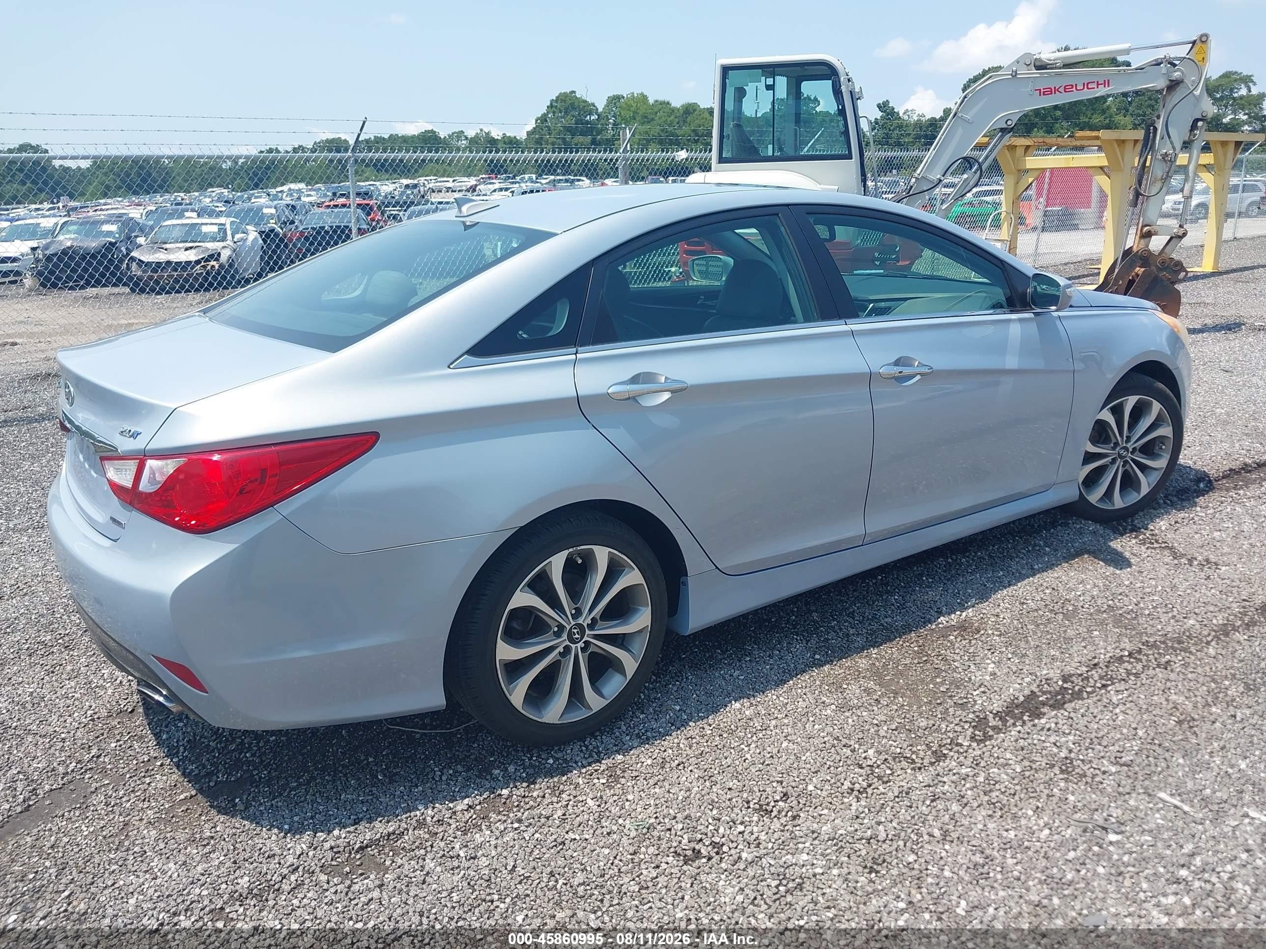 2014 Hyundai Sonata Limited 2.0t Light Blue vin: 5NPEC4AB0EH825485