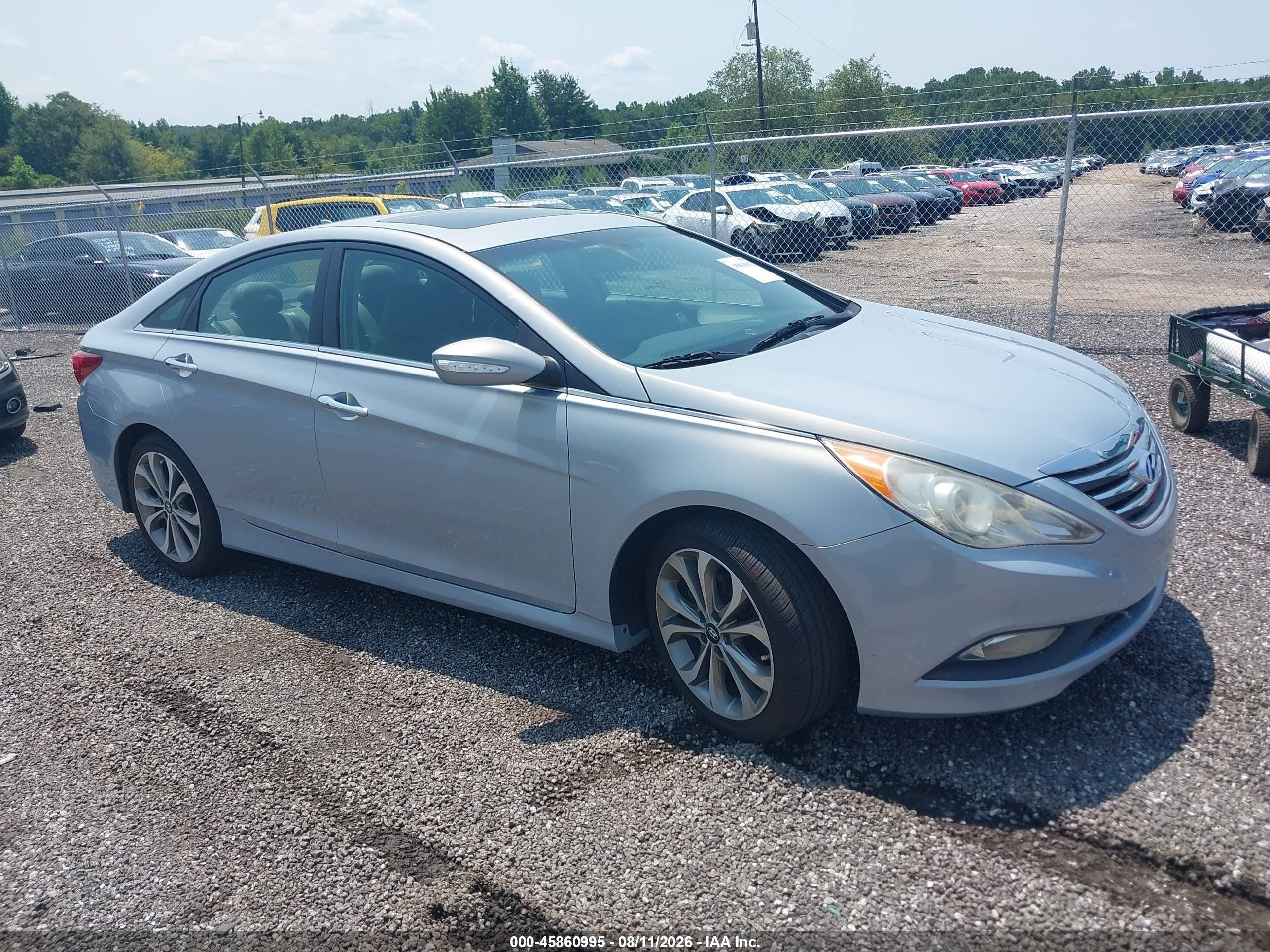 2014 Hyundai Sonata Limited 2.0t Light Blue vin: 5NPEC4AB0EH825485