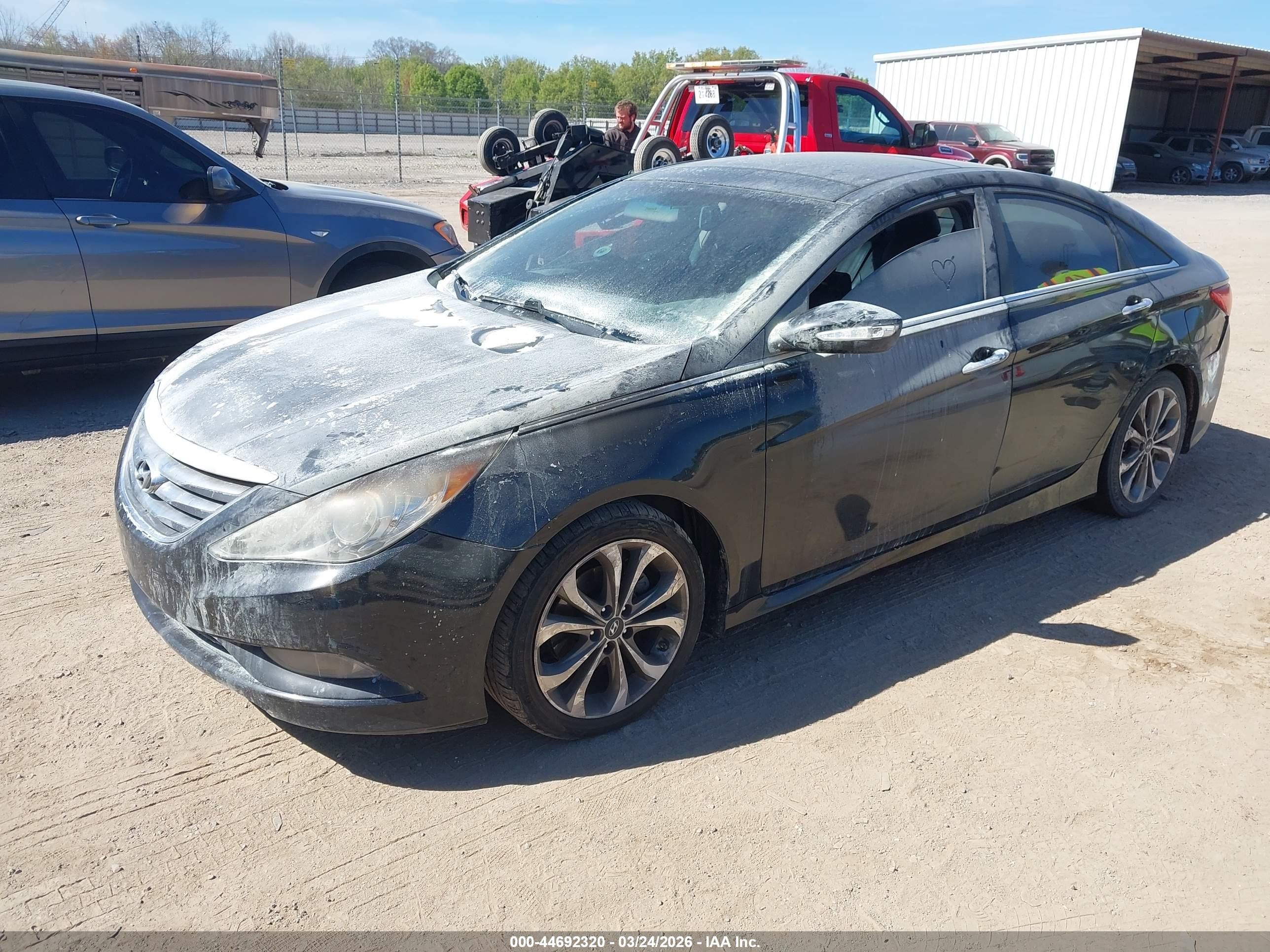2014 Hyundai Sonata Limited 2.0t Black vin: 5NPEC4AB0EH843517