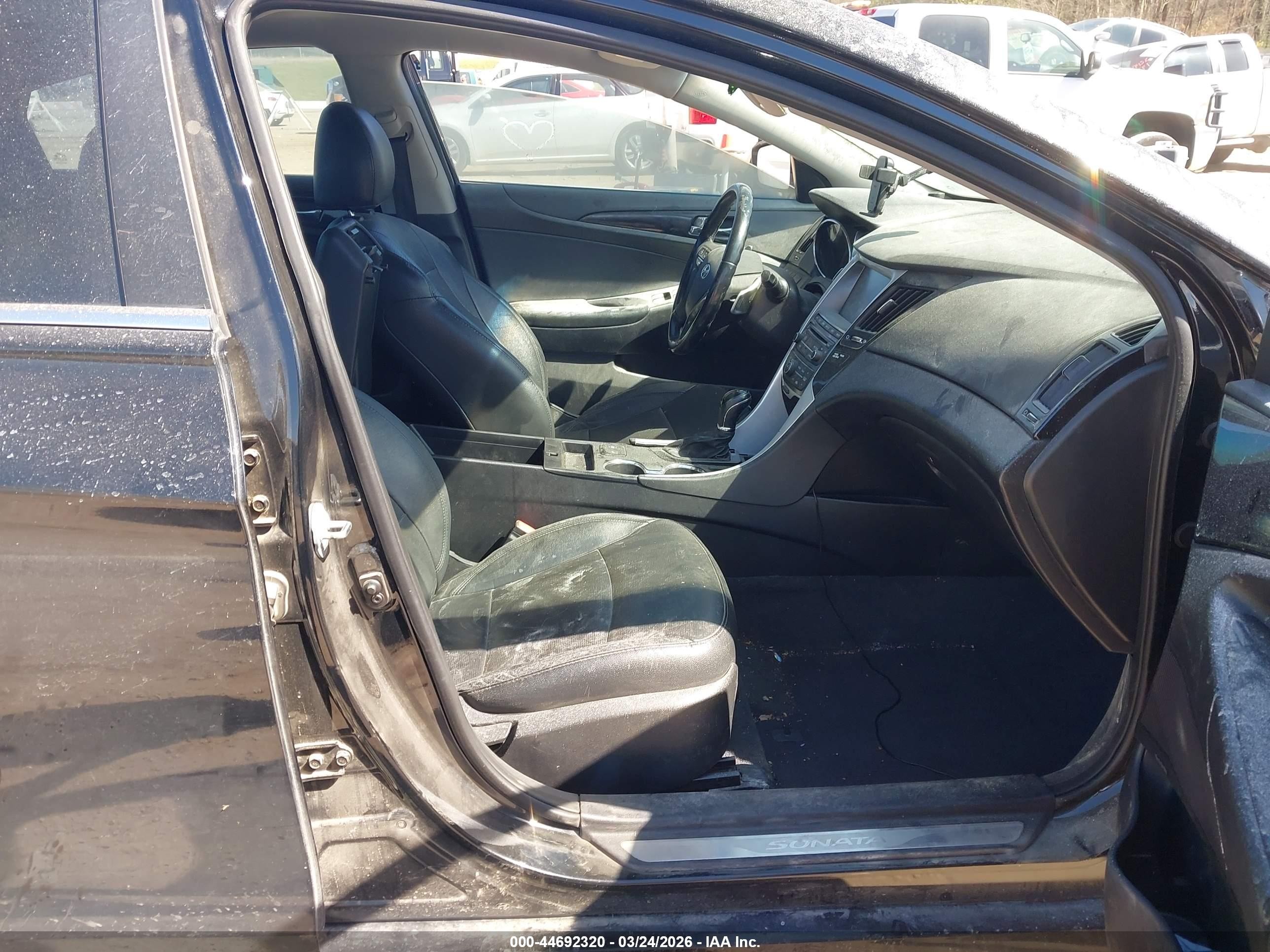 2014 Hyundai Sonata Limited 2.0t Black vin: 5NPEC4AB0EH843517
