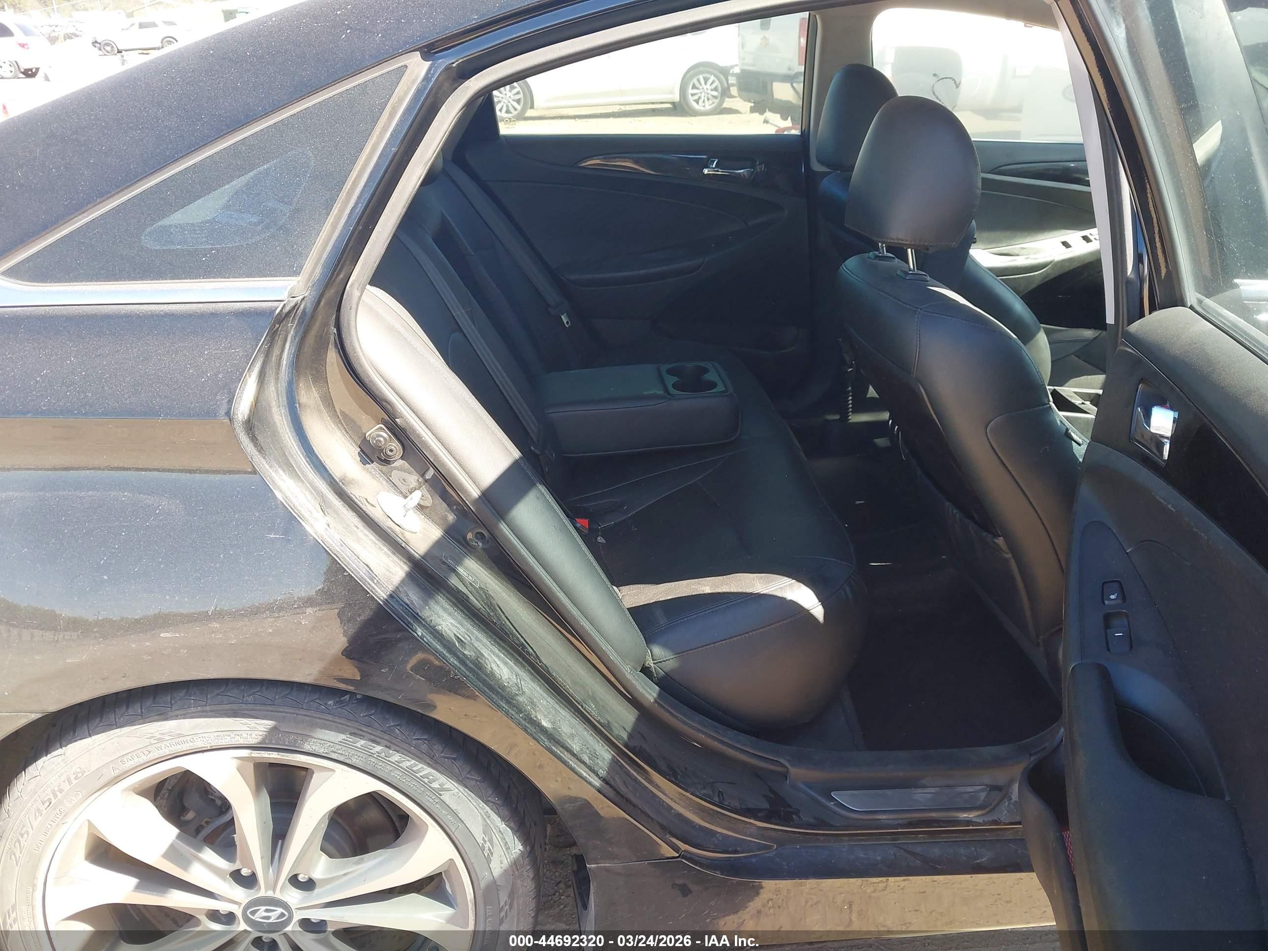 2014 Hyundai Sonata Limited 2.0t Black vin: 5NPEC4AB0EH843517