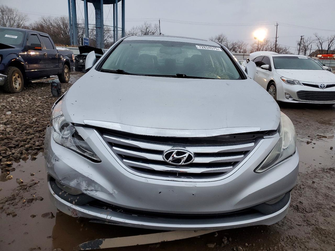 2014 Hyundai Sonata Se Silver vin: 5NPEC4AB0EH844554