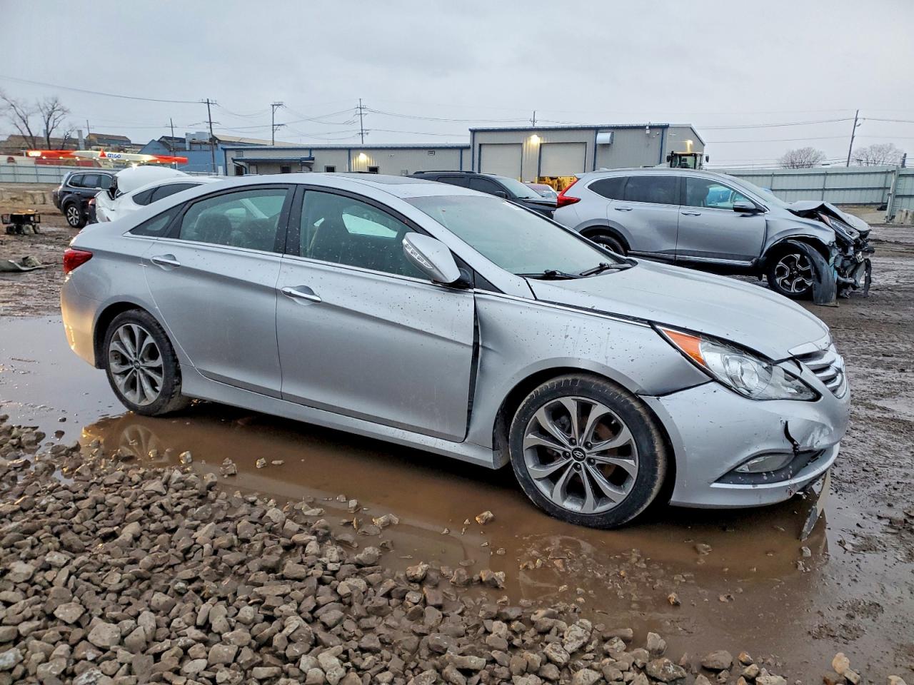 2014 Hyundai Sonata Se Silver vin: 5NPEC4AB0EH844554
